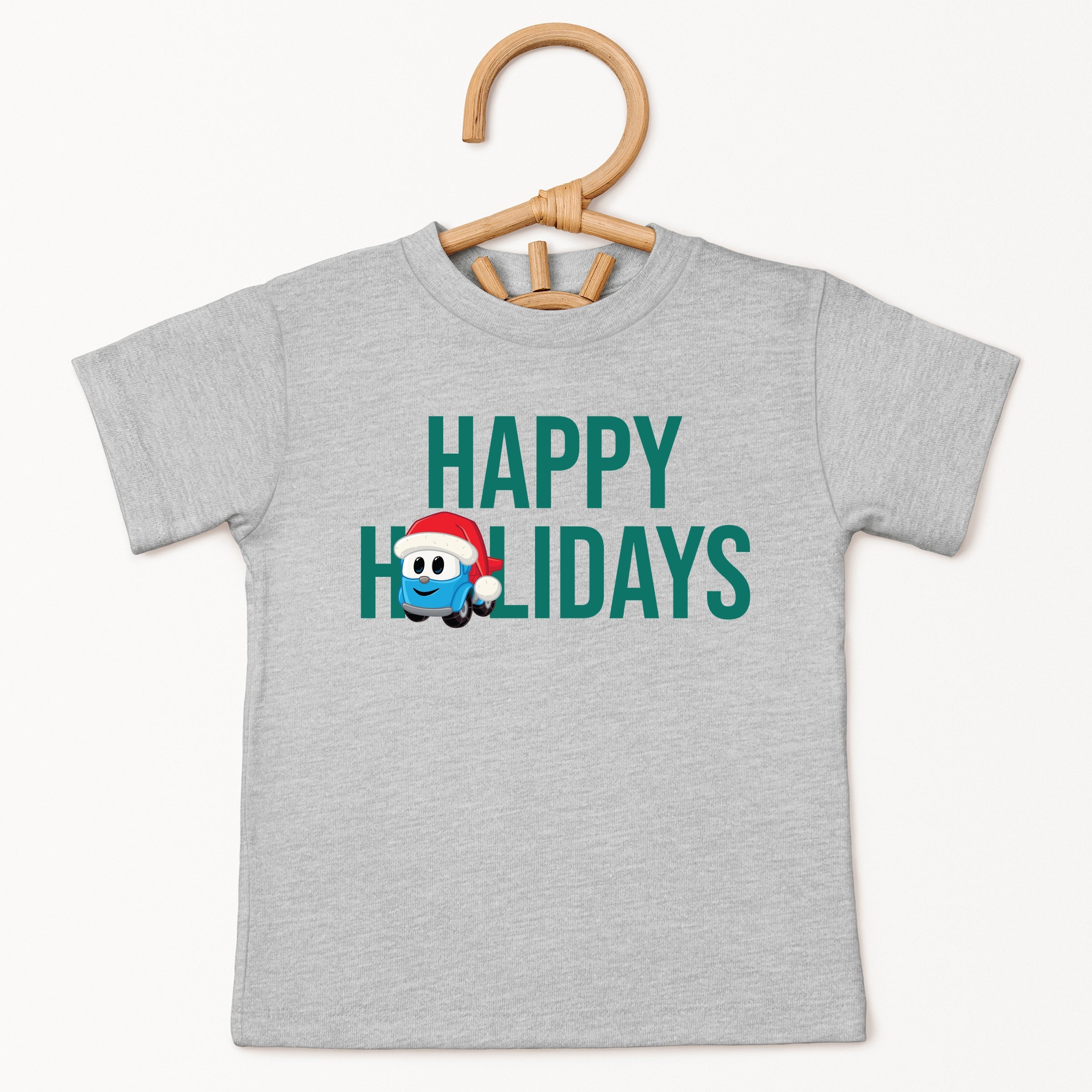 Leo the Truck Happy Holidays - Toddler Short Sleeve Graphic T-Shirt