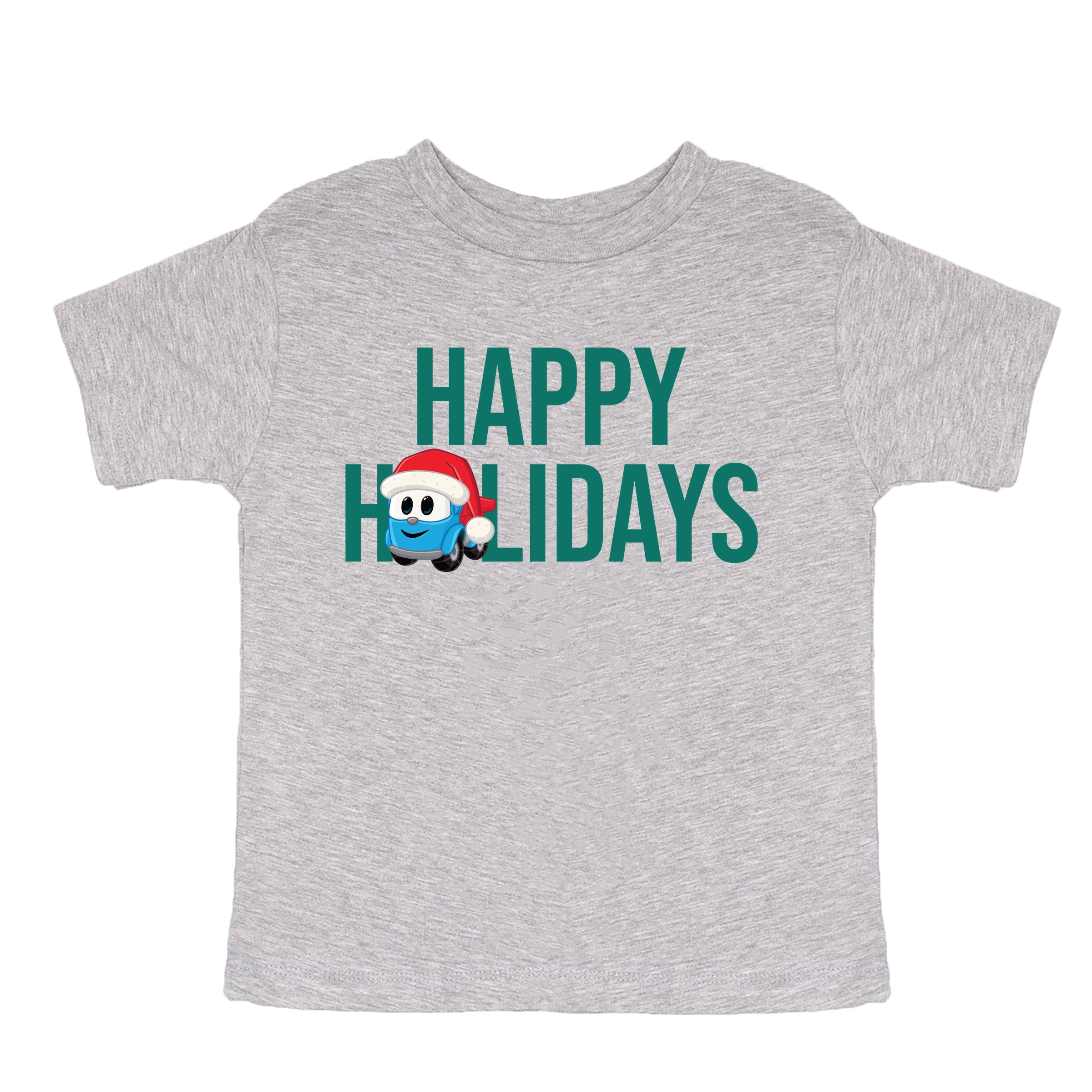Leo the Truck Happy Holidays - Toddler Short Sleeve Graphic T-Shirt