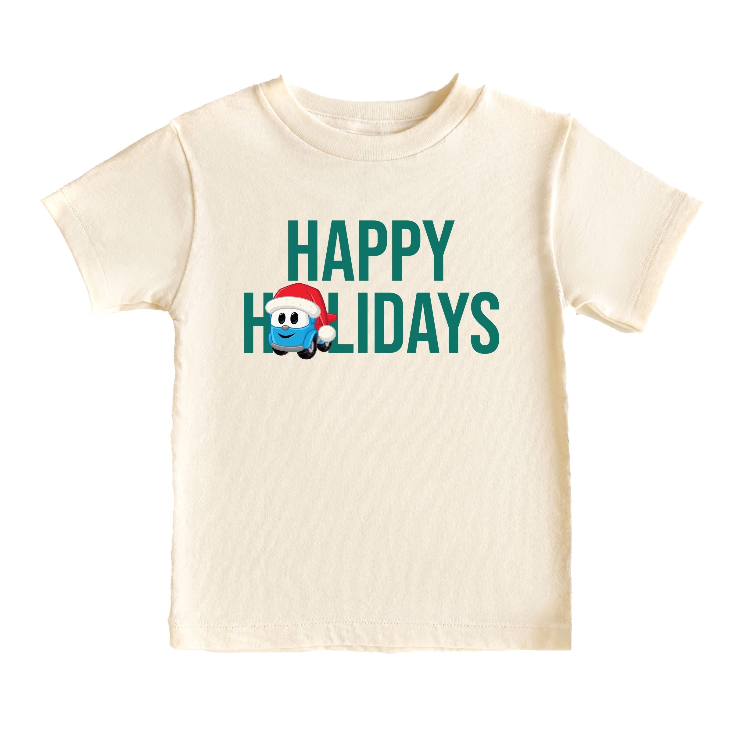 Leo the Truck Happy Holidays - Toddler Short Sleeve Graphic T-Shirt