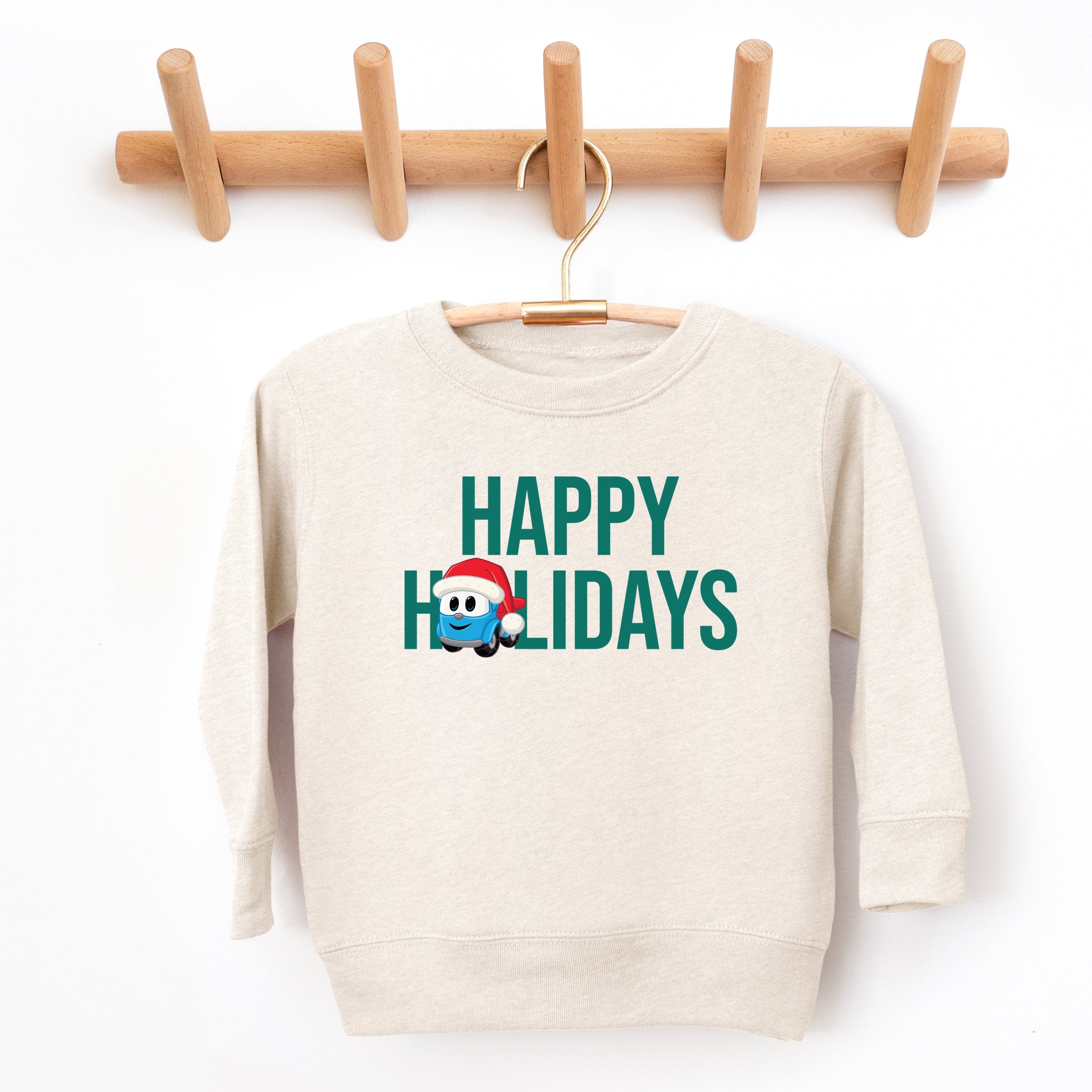 Leo the Truck Happy Holidays - Toddler Graphic Sweatshirt