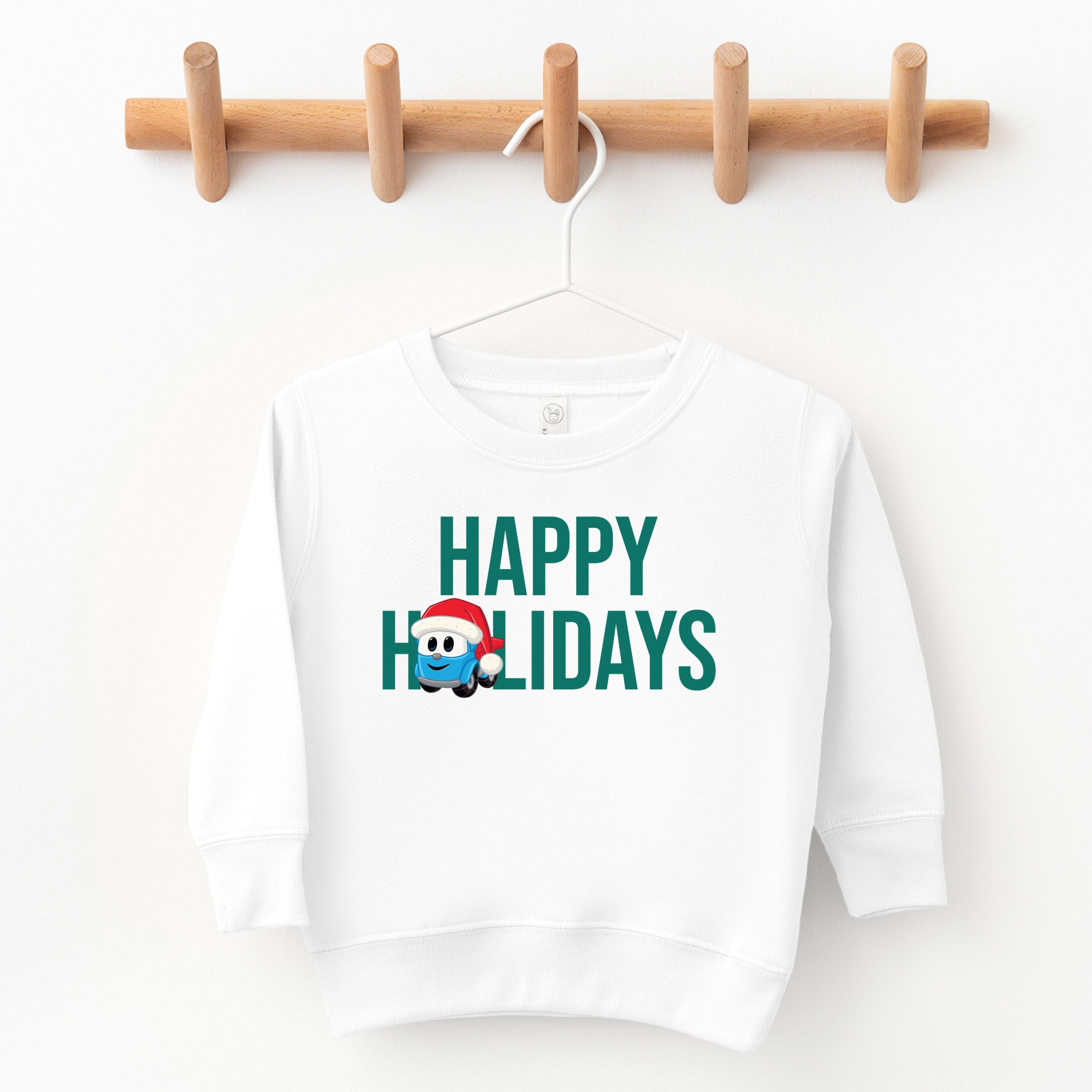 Leo the Truck Happy Holidays - Toddler Graphic Sweatshirt