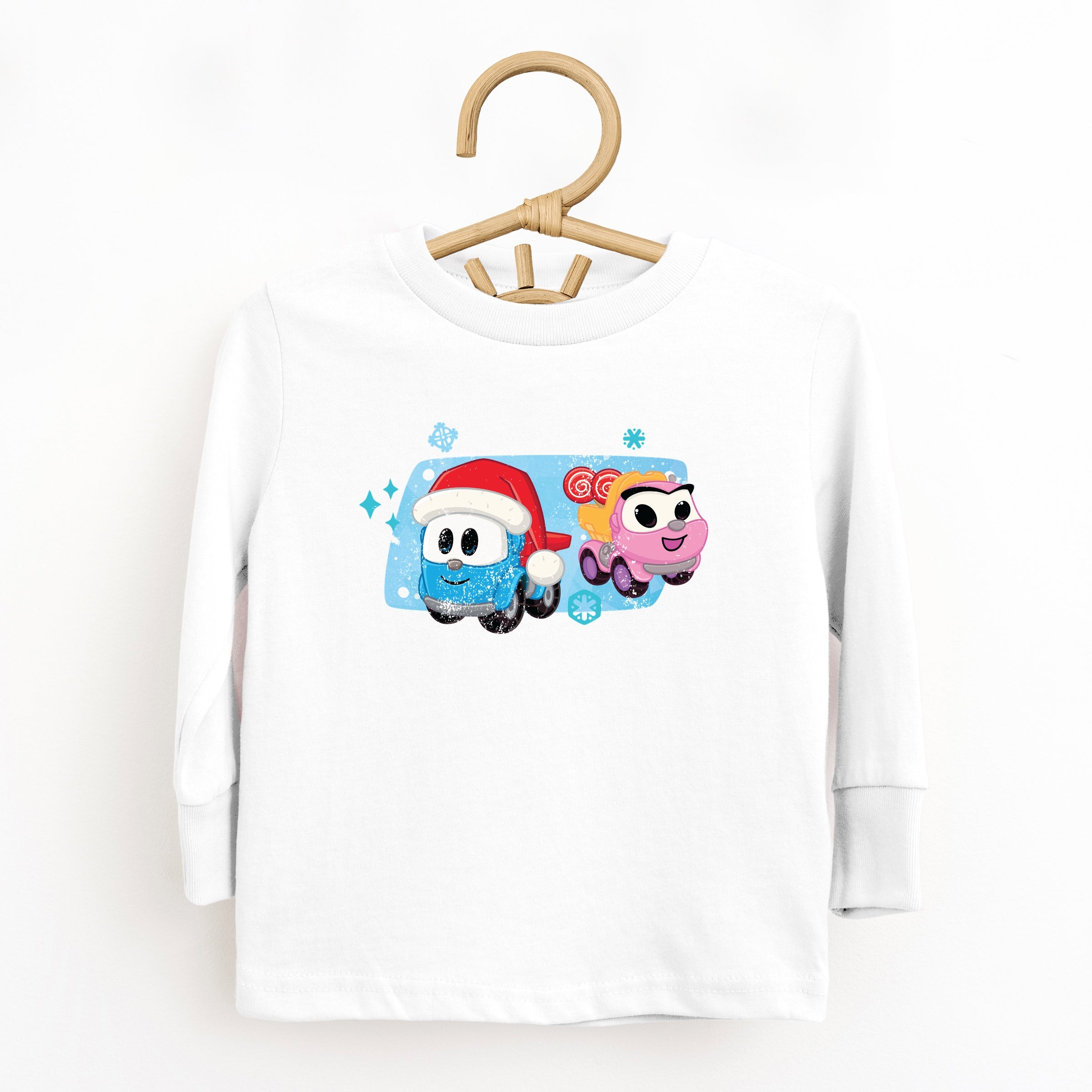 Leo the Truck Leo and Lea Holiday - Toddler Long Sleeve Graphic Tee