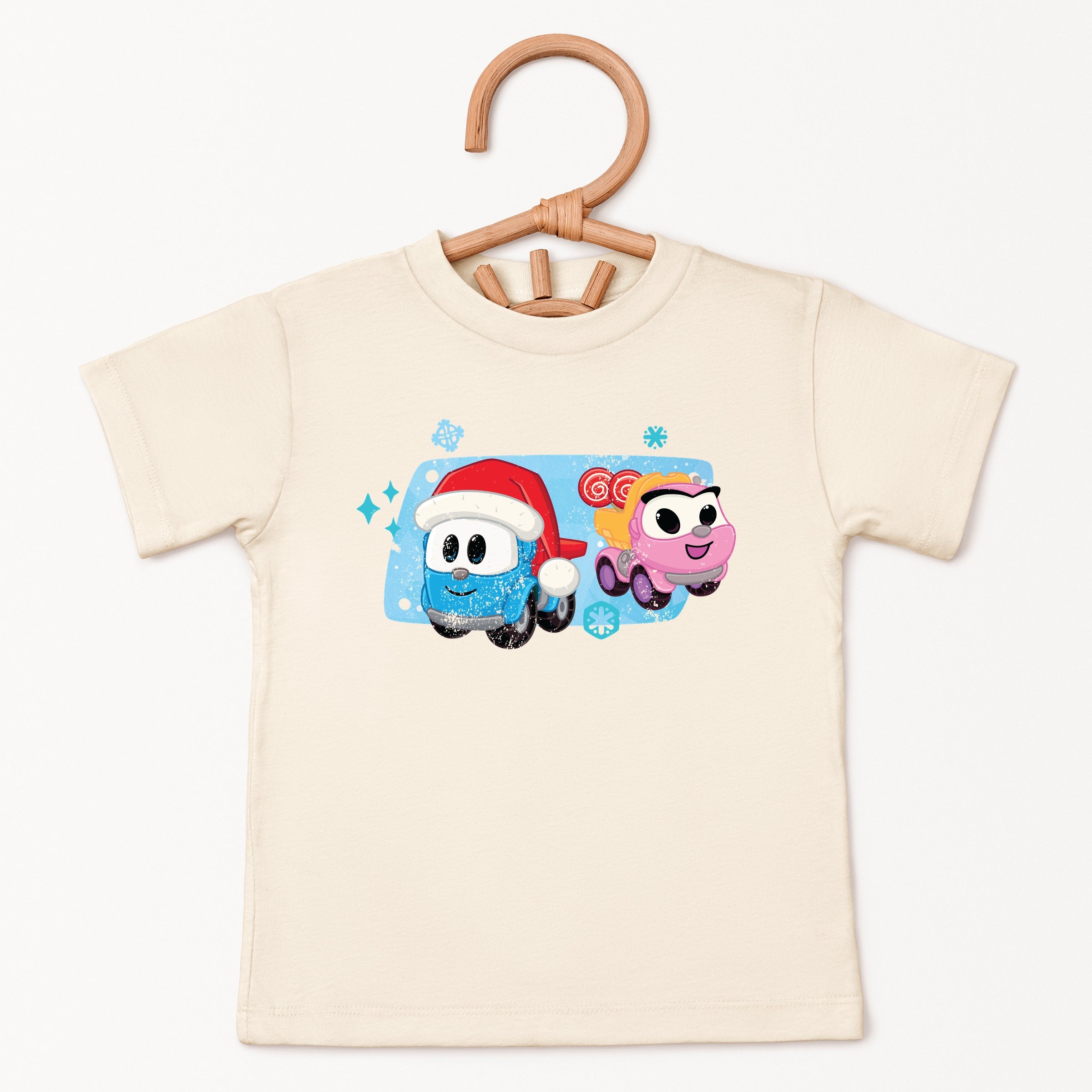 Leo the Truck Leo and Lea Holiday - Toddler Short Sleeve Graphic T-Shirt