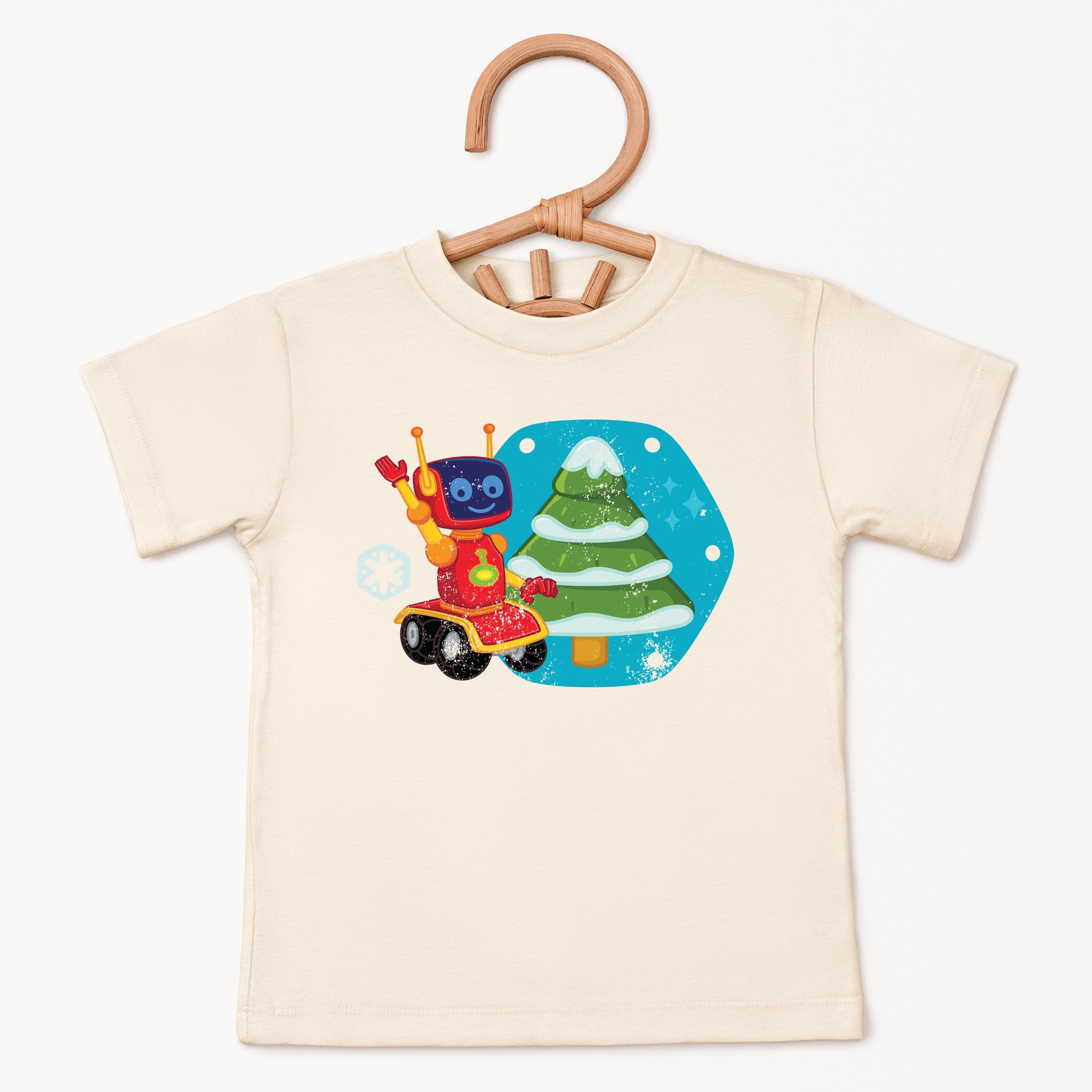 Leo the Truck Robot Holiday - Toddler Short Sleeve Tee