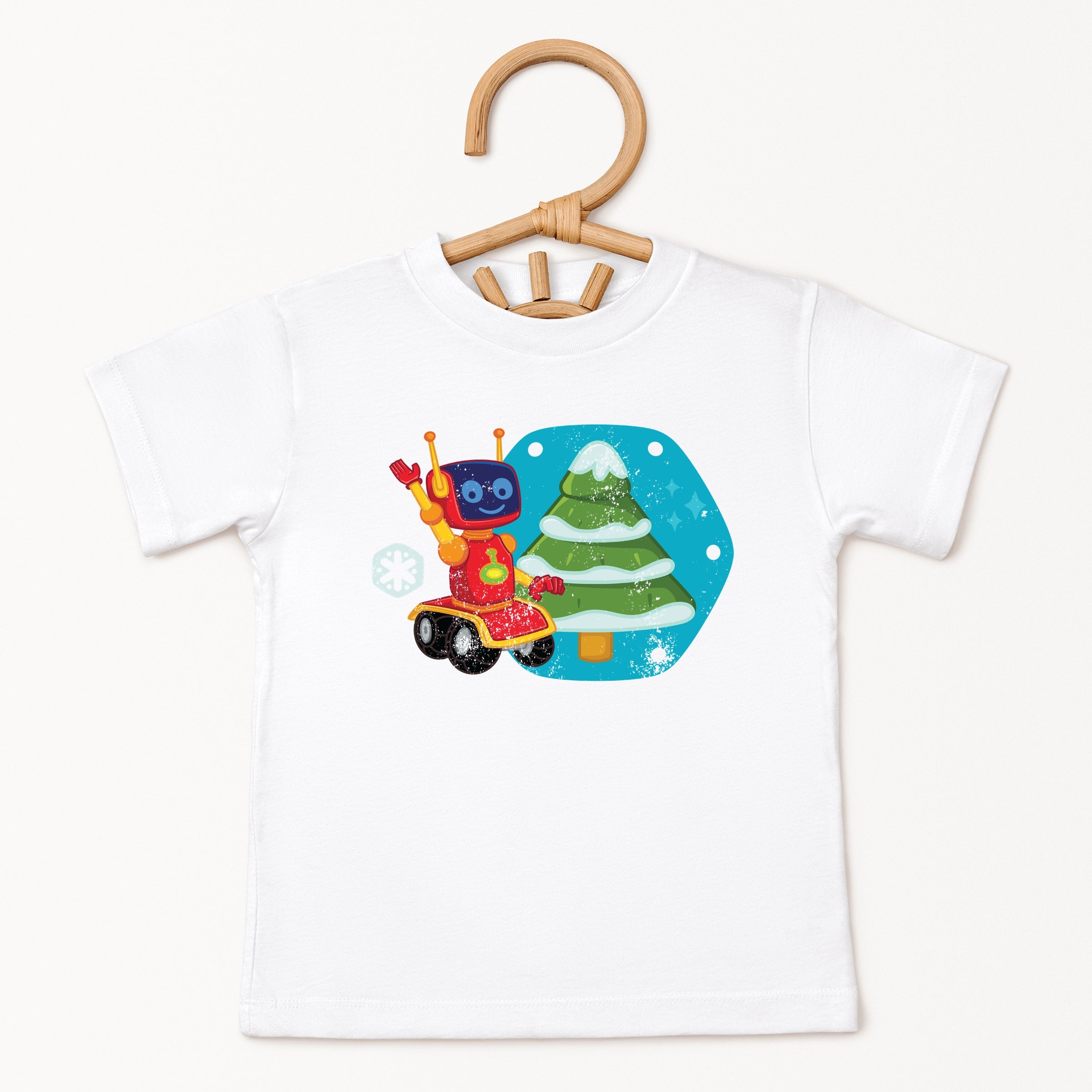 Leo the Truck Robot Holiday - Toddler Short Sleeve Tee