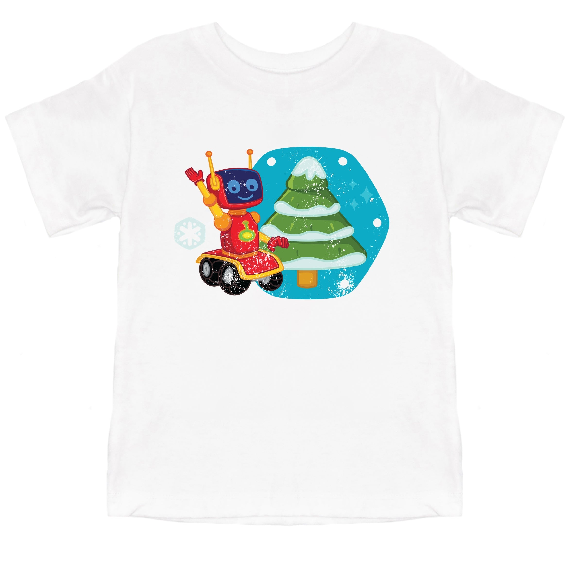 Leo the Truck Robot Holiday - Toddler Short Sleeve Tee