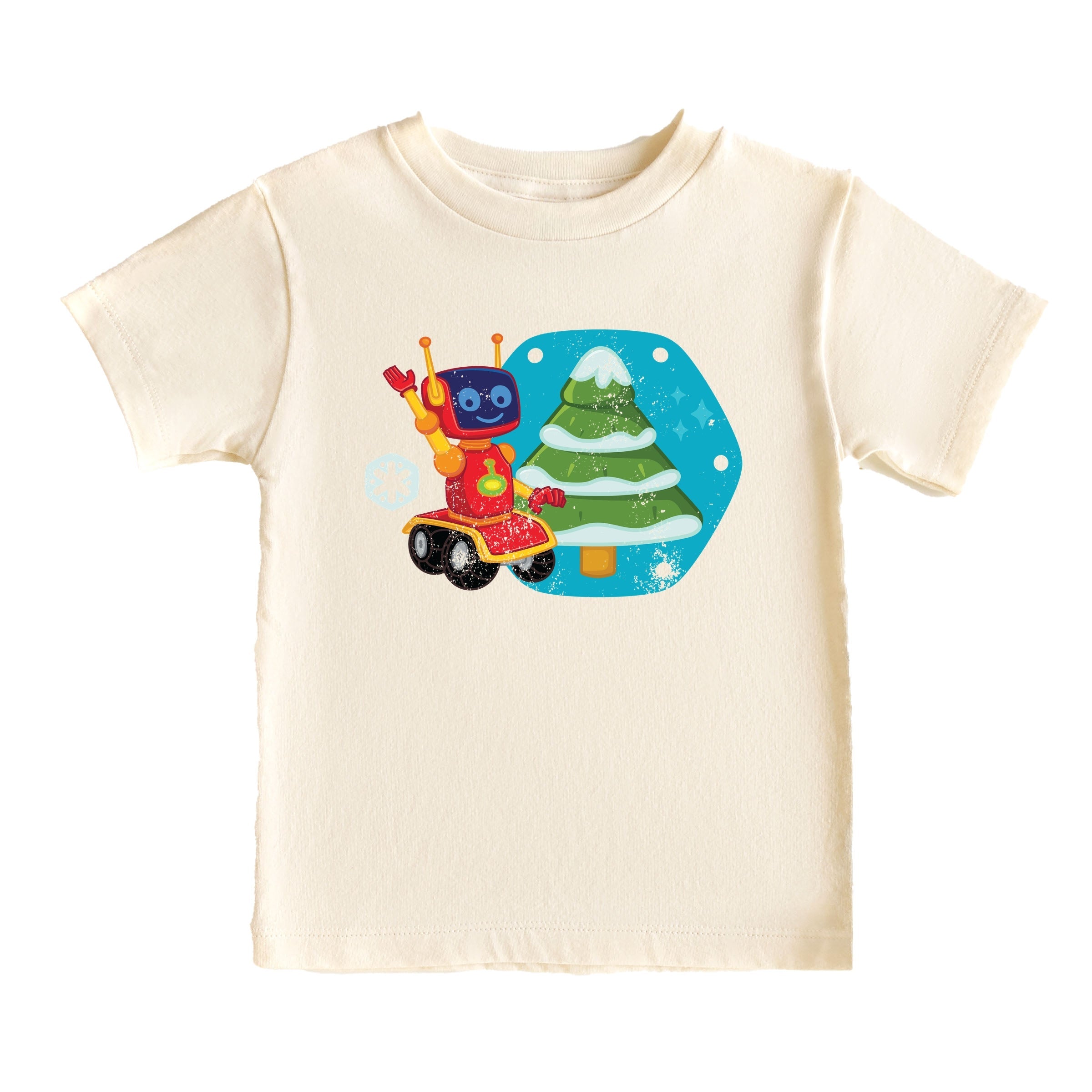 Leo the Truck Robot Holiday - Toddler Short Sleeve Tee