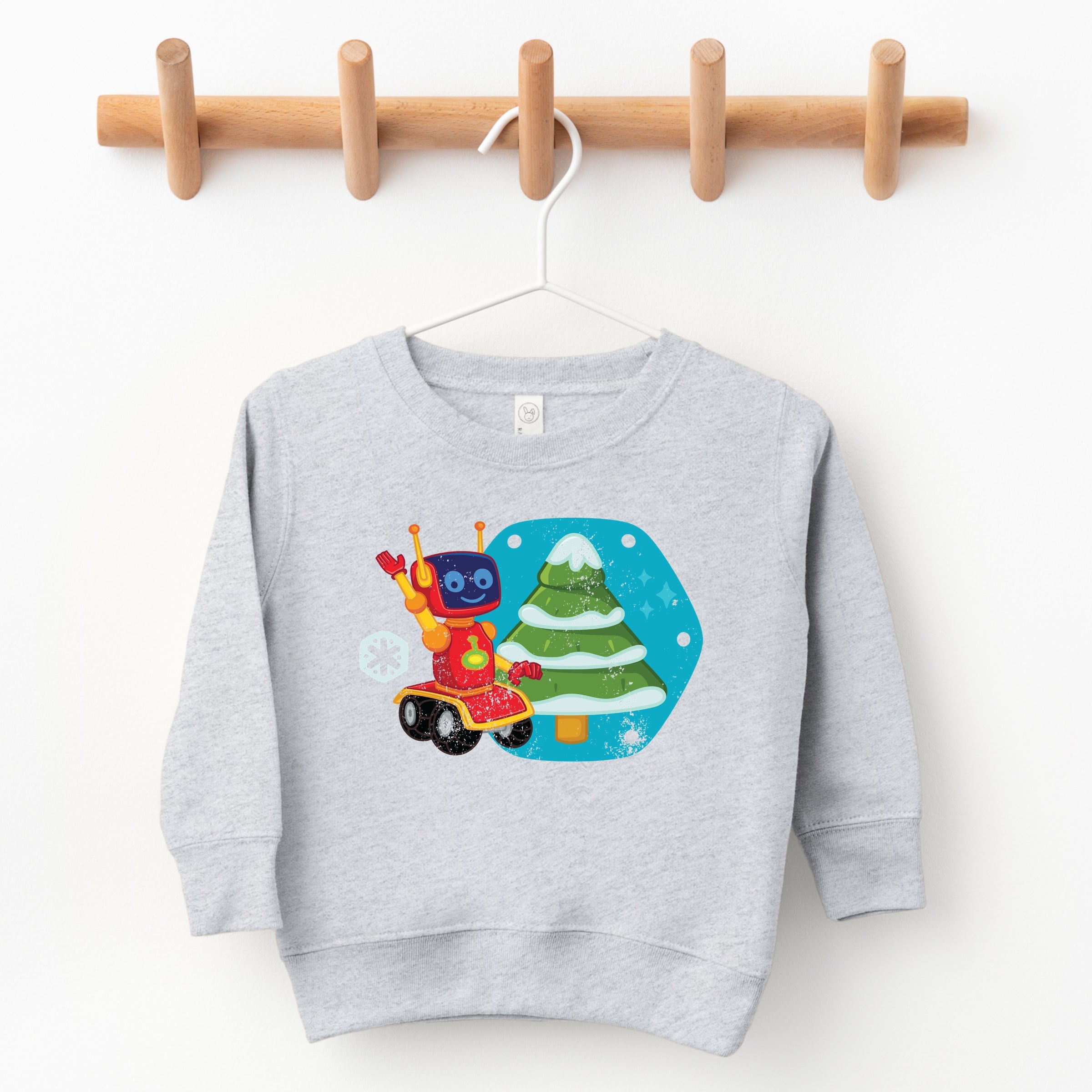 Leo the Truck Robot Holiday - Kids Toddler Sweatshirt