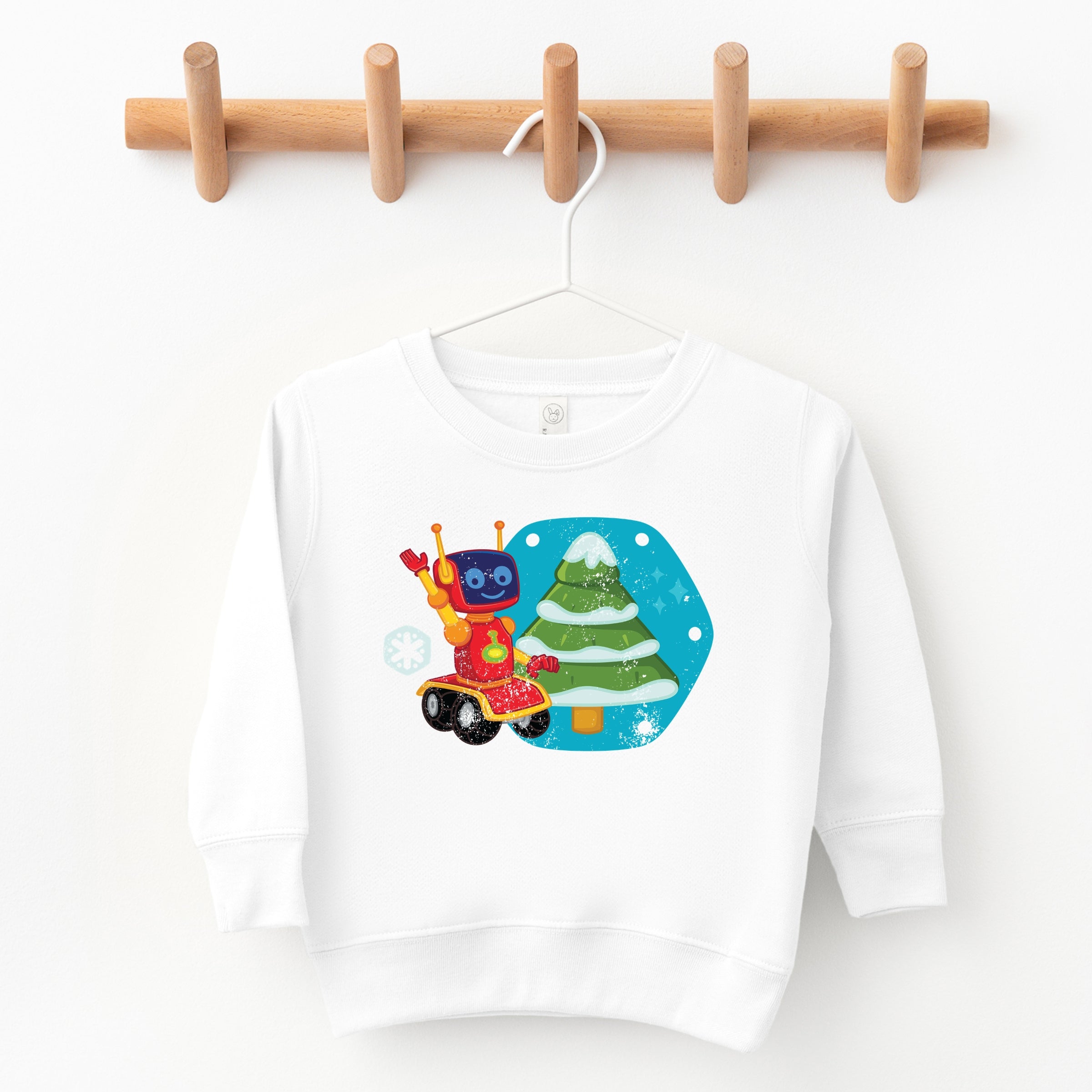 Leo the Truck Robot Holiday - Kids Toddler Sweatshirt
