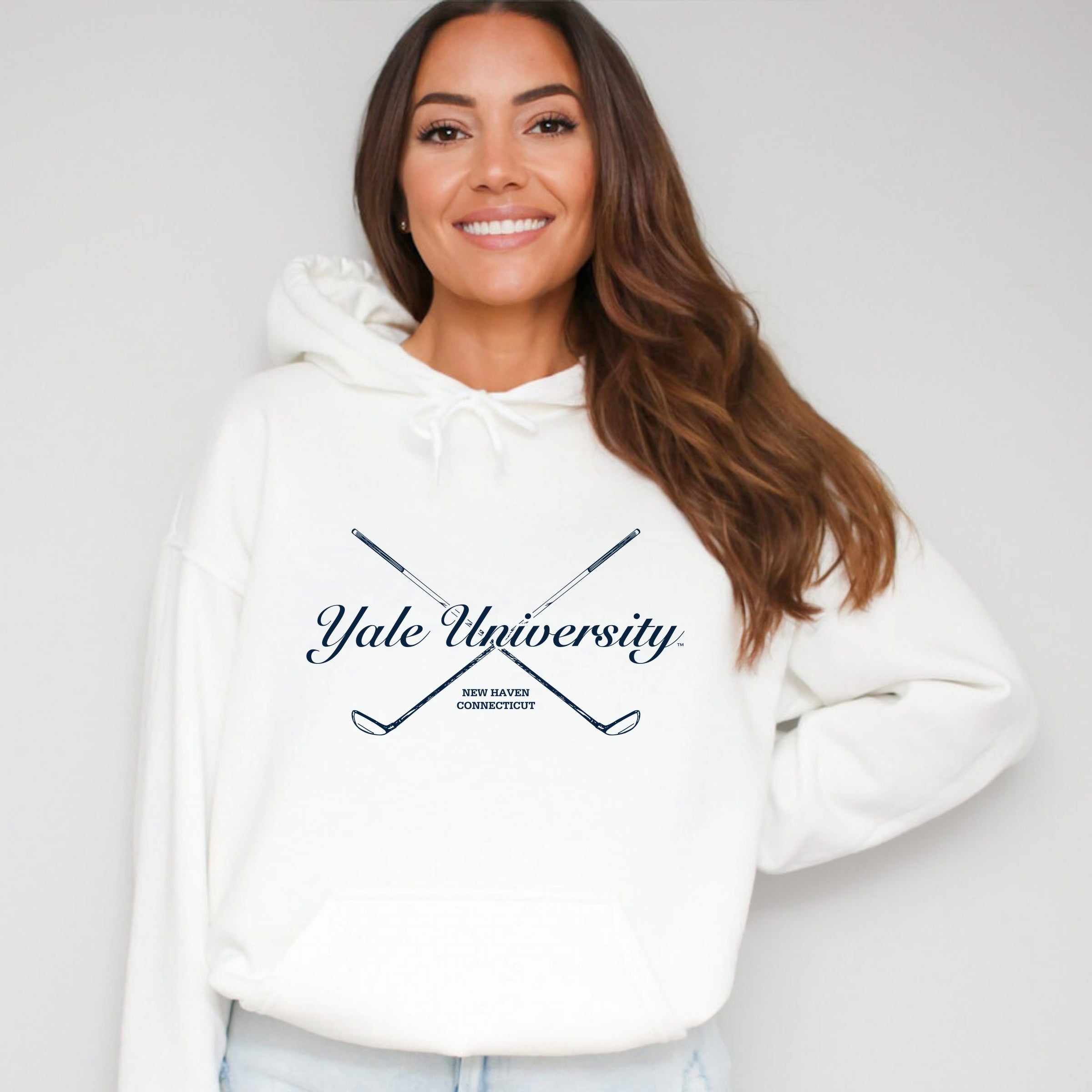 Yale University Golf Clubs - Women's Graphic Hoodie