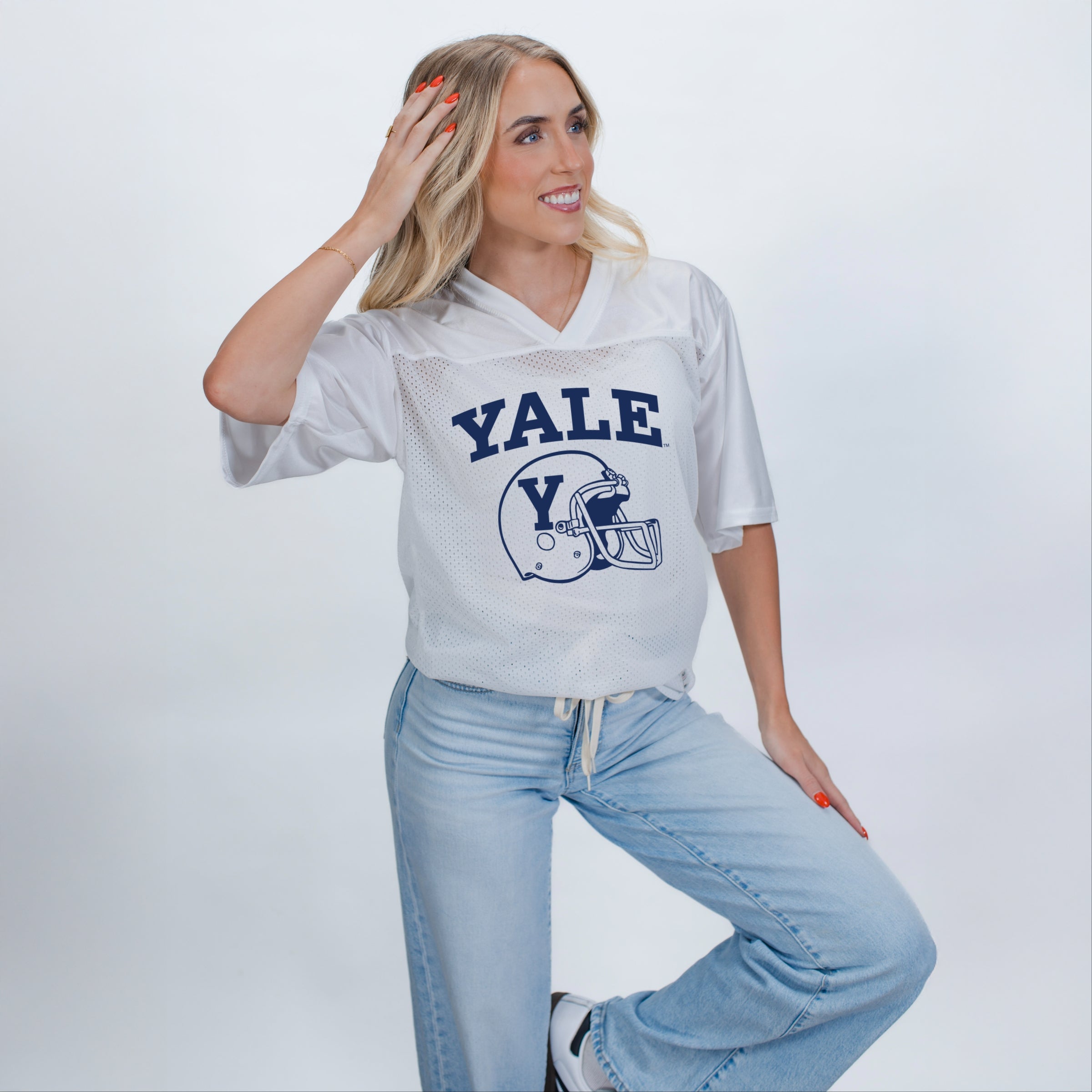Yale Football Helmet - Football Jersey