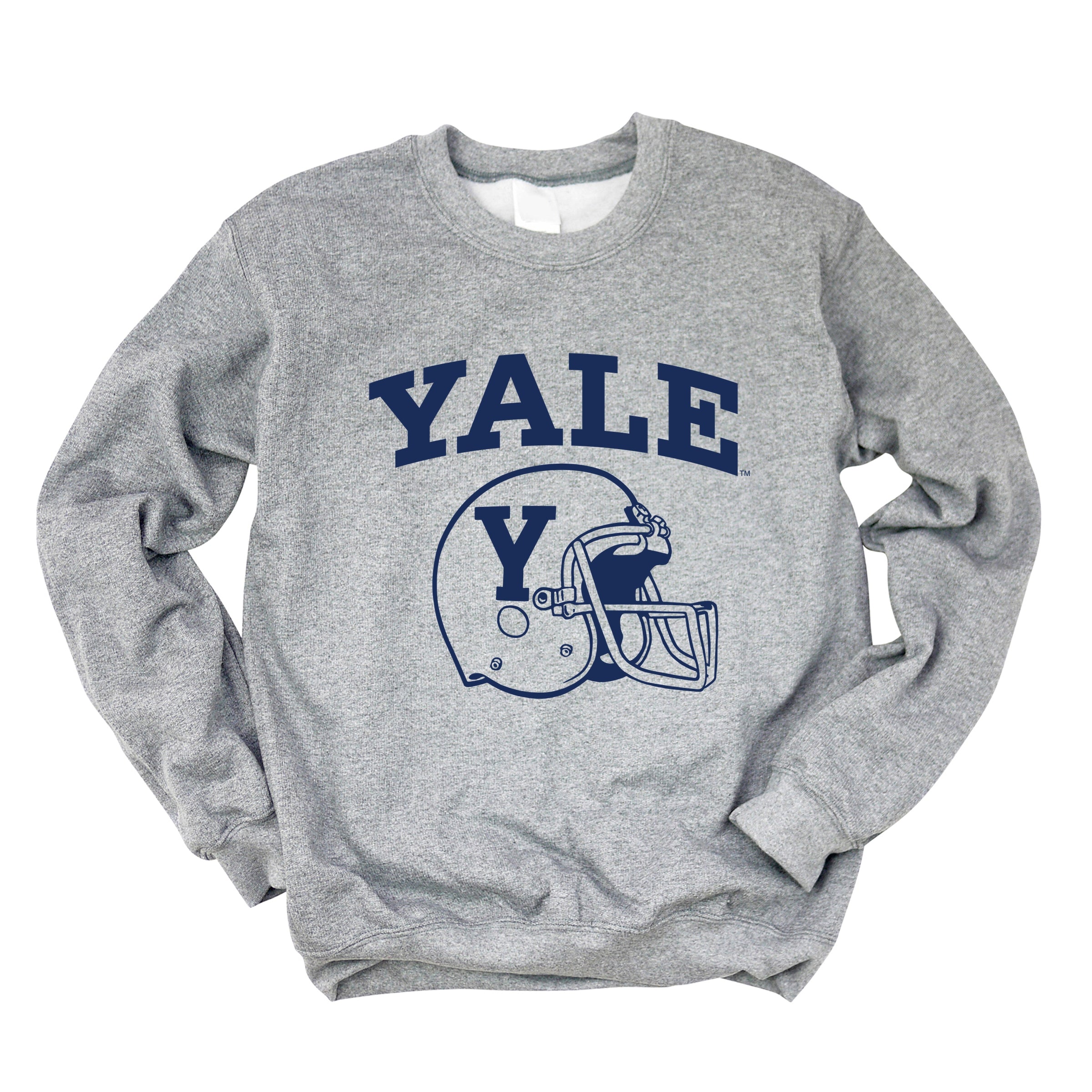 Yale Football Helmet - Women's Graphic Sweatshirt