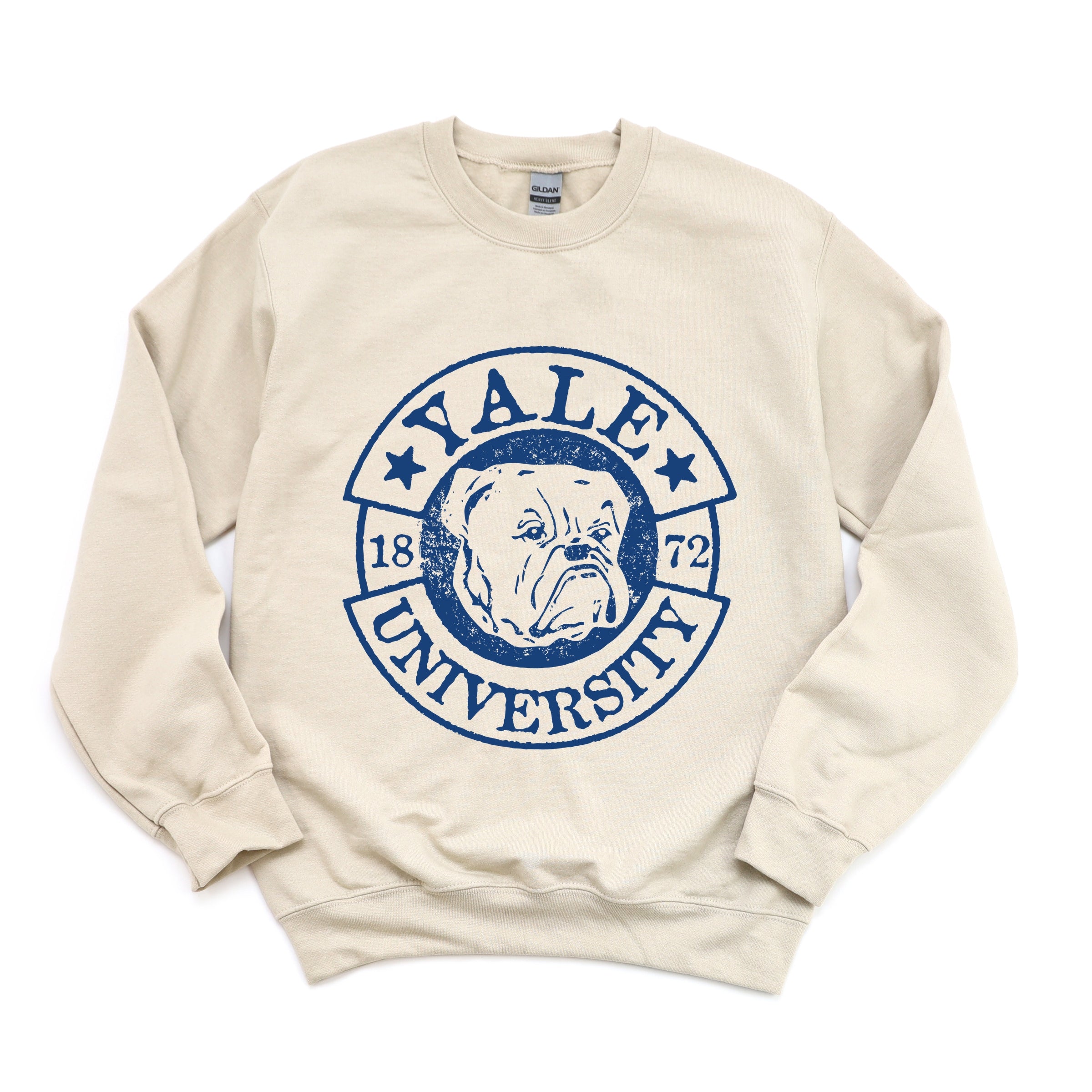 Yale University Bulldog Circle - Women's Graphic Sweatshirt