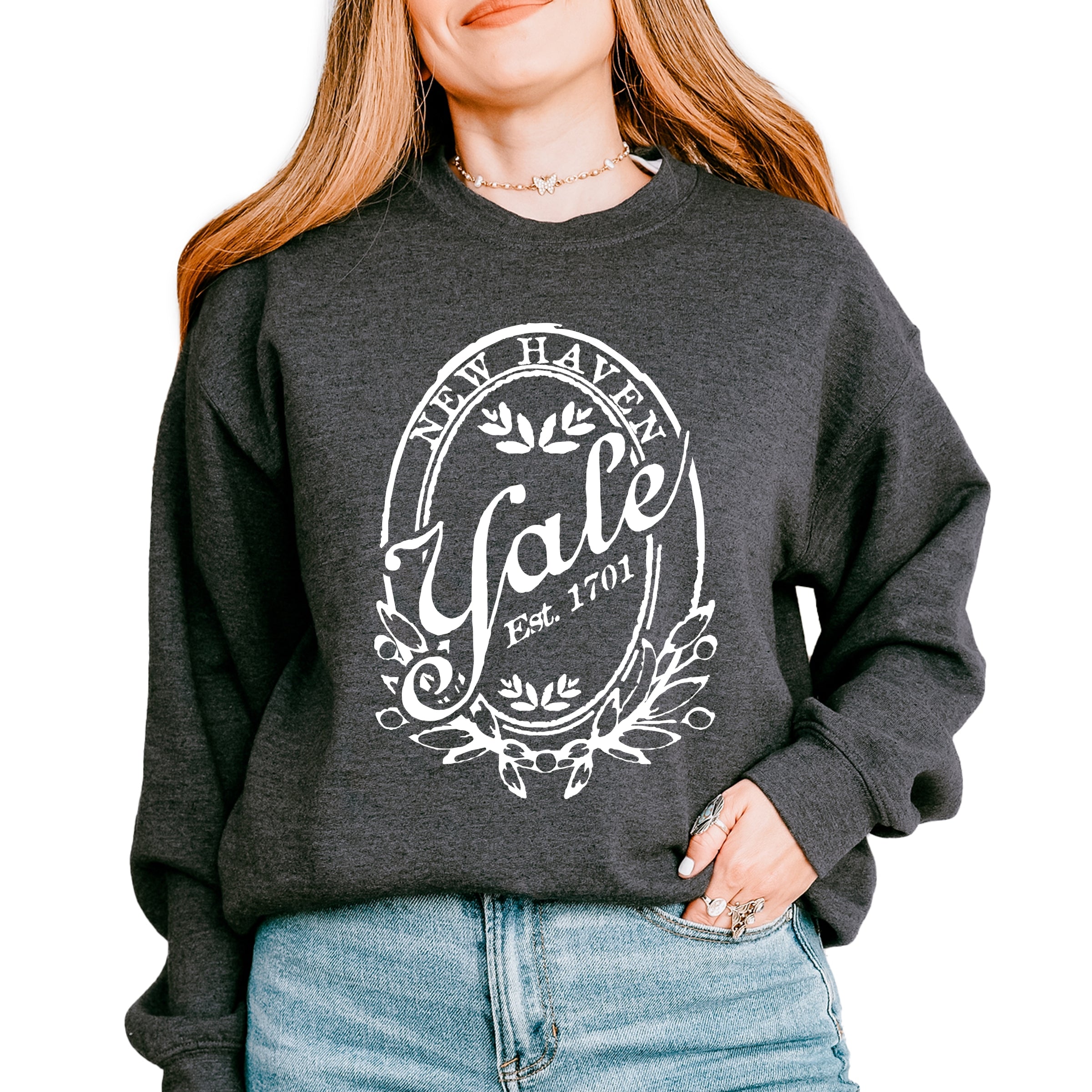 Yale New Haven Oval - Women's Graphic Sweatshirt