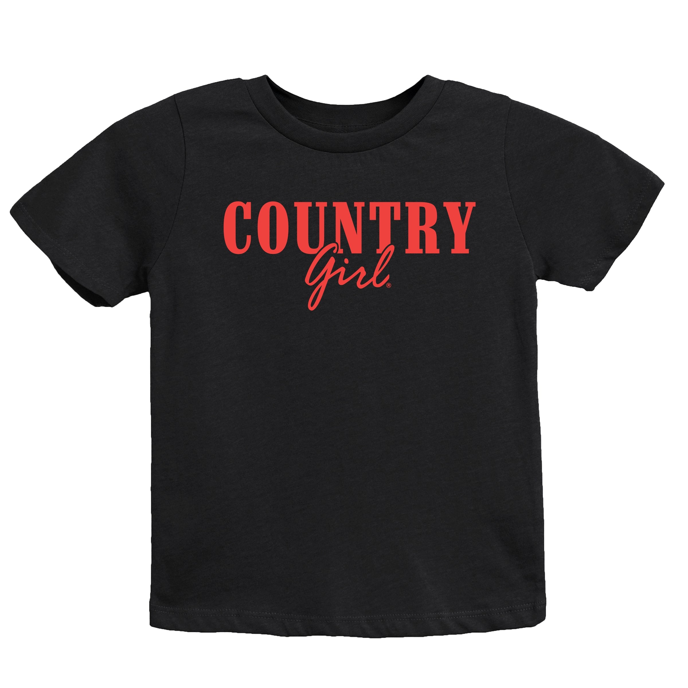 Country Girl Puff Print - Youth Short Sleeve Graphic T-Shirt