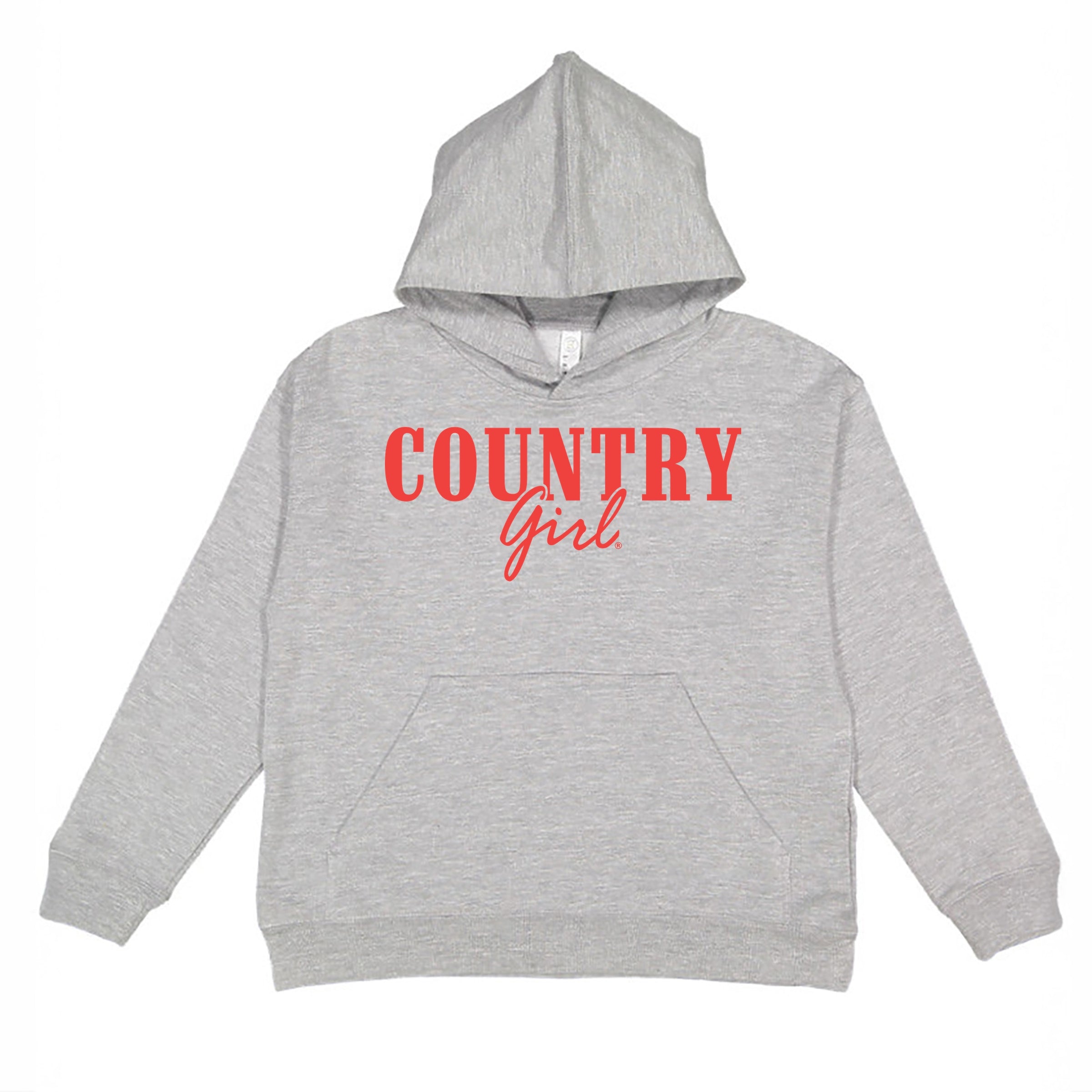Country Girl Puff Print - Youth Graphic Hoodie