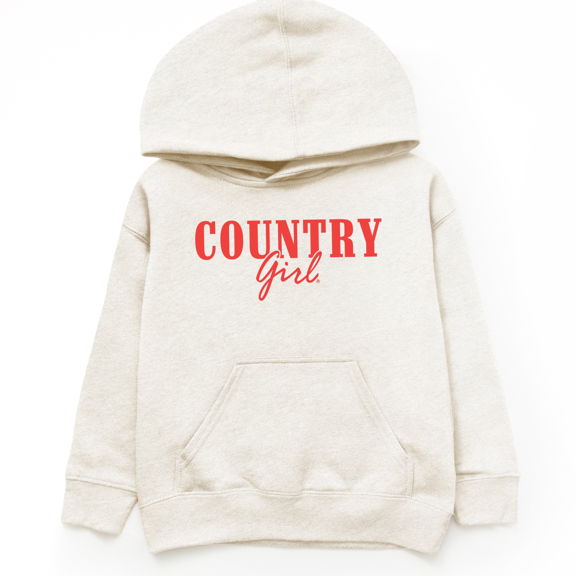 Country Girl Puff Print - Youth Graphic Hoodie