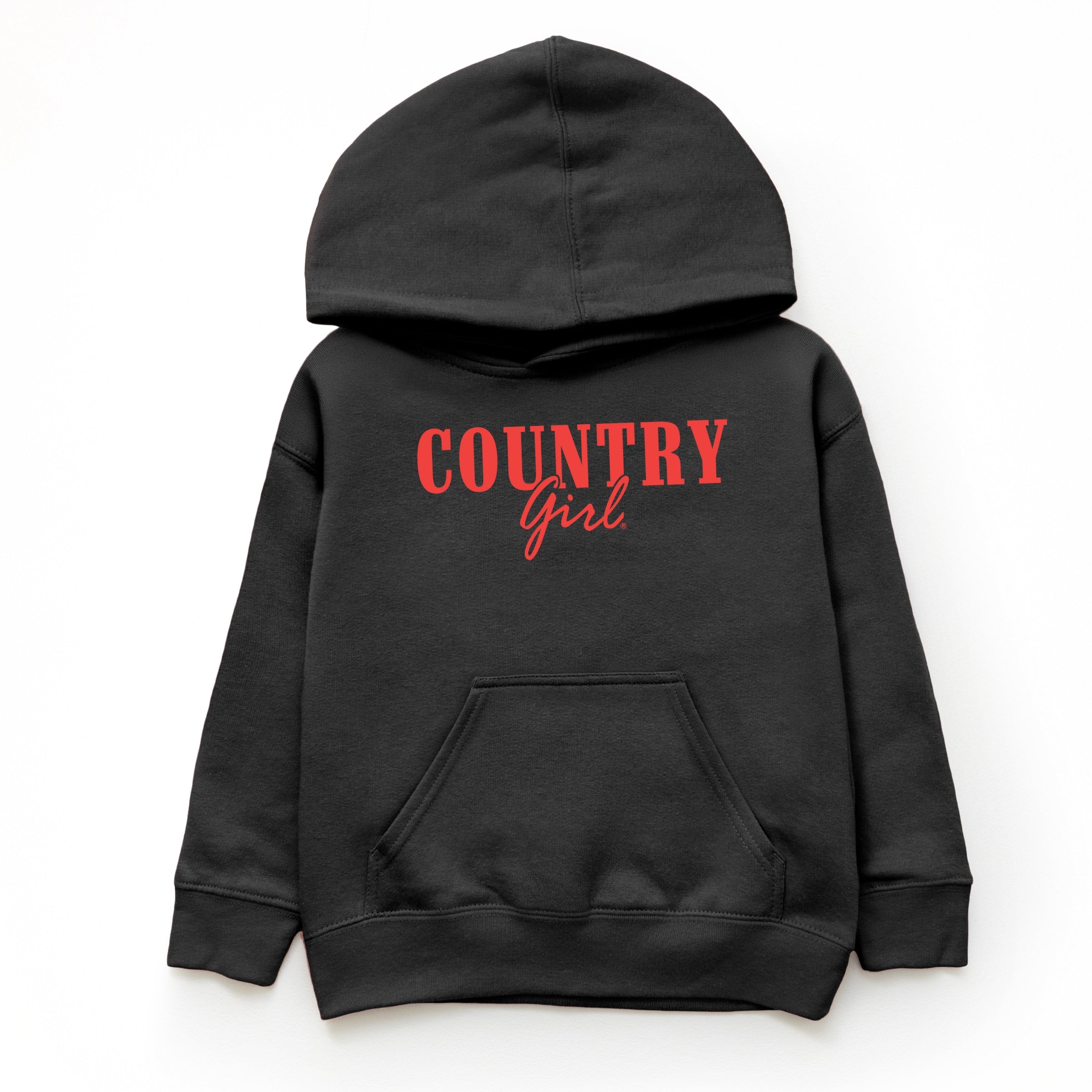 Country Girl Puff Print - Youth Graphic Hoodie