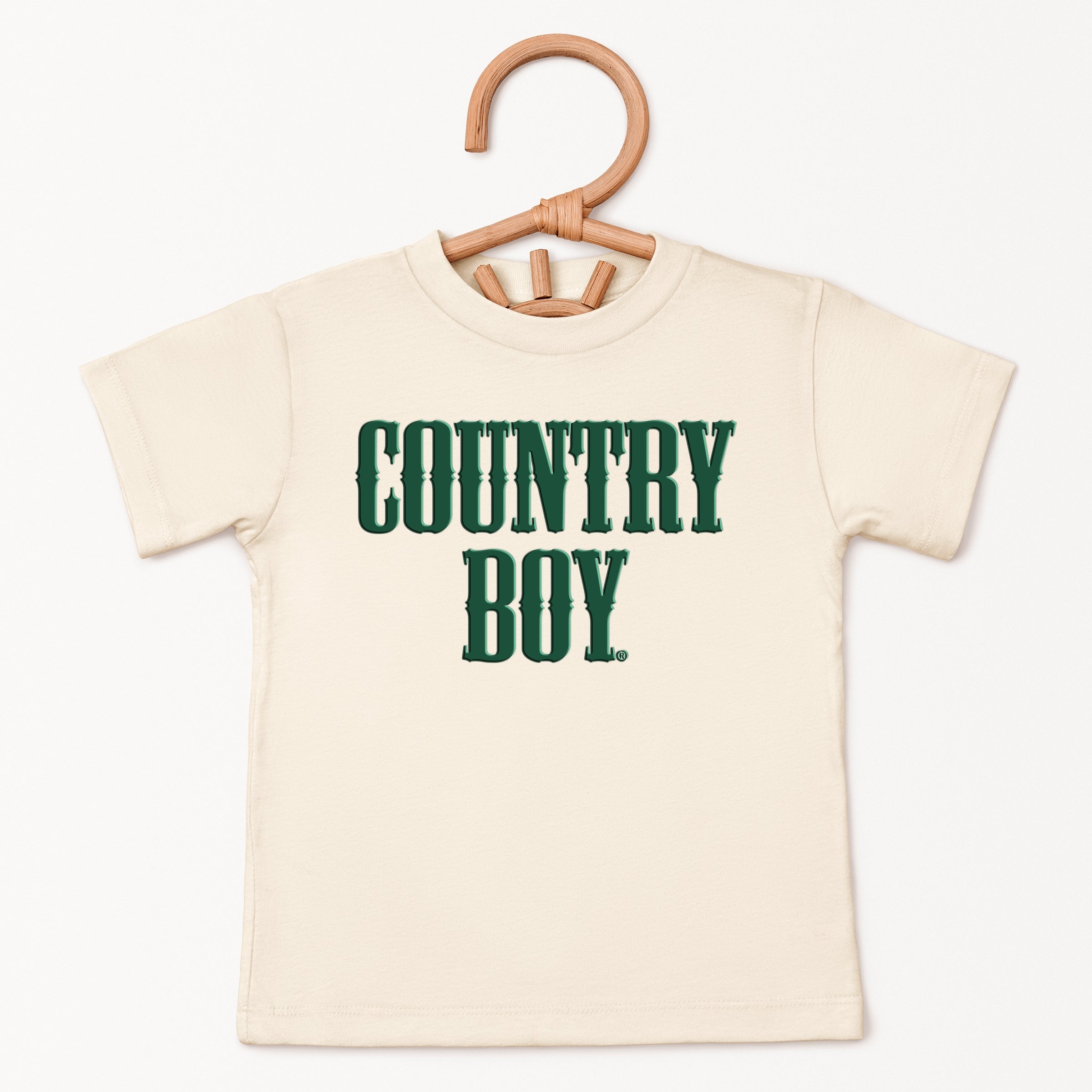 Country Boy Puff Print - Youth Short Sleeve Graphic T-Shirt and Toddler Short Sleeve Graphic T-Shirt