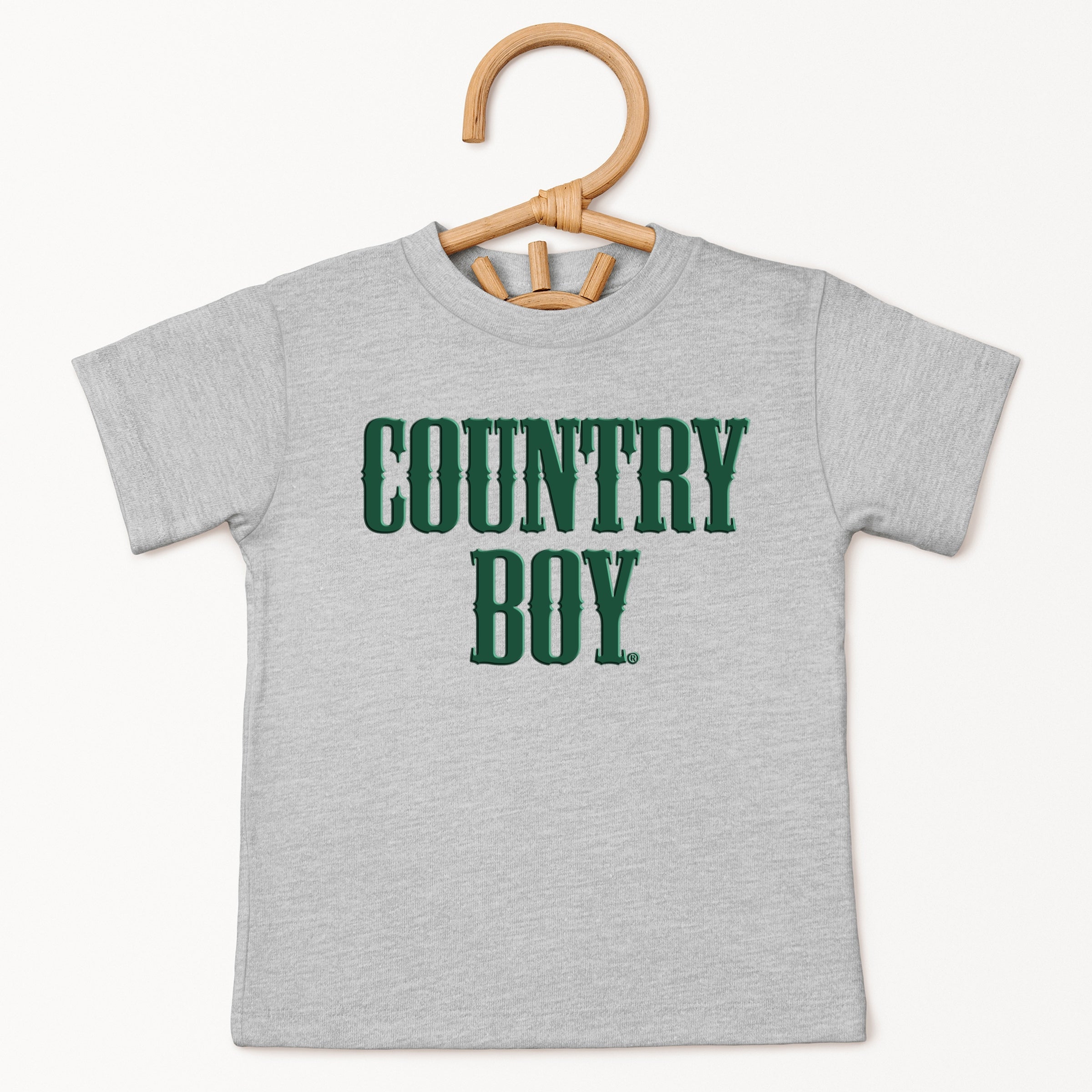 Country Boy Puff Print - Youth Short Sleeve Graphic T-Shirt and Toddler Short Sleeve Graphic T-Shirt