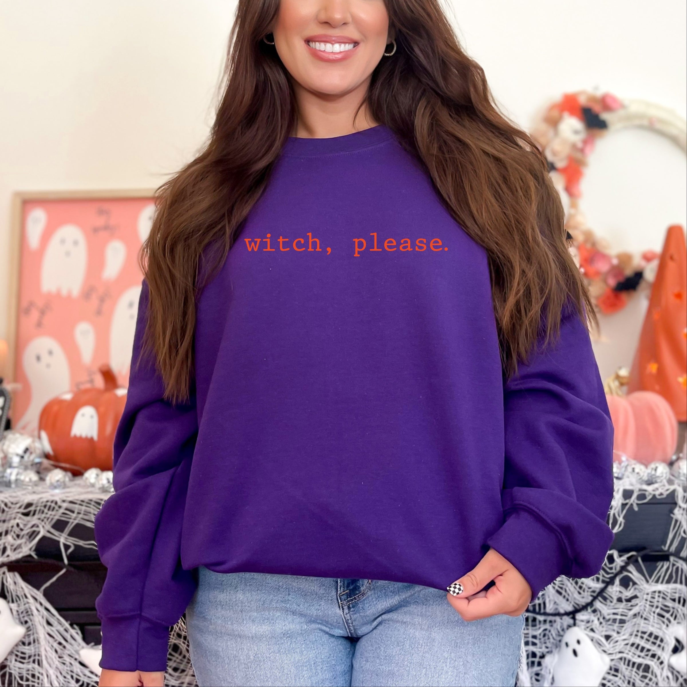 Witch, Please Typewriter - Women's Graphic Sweatshirt