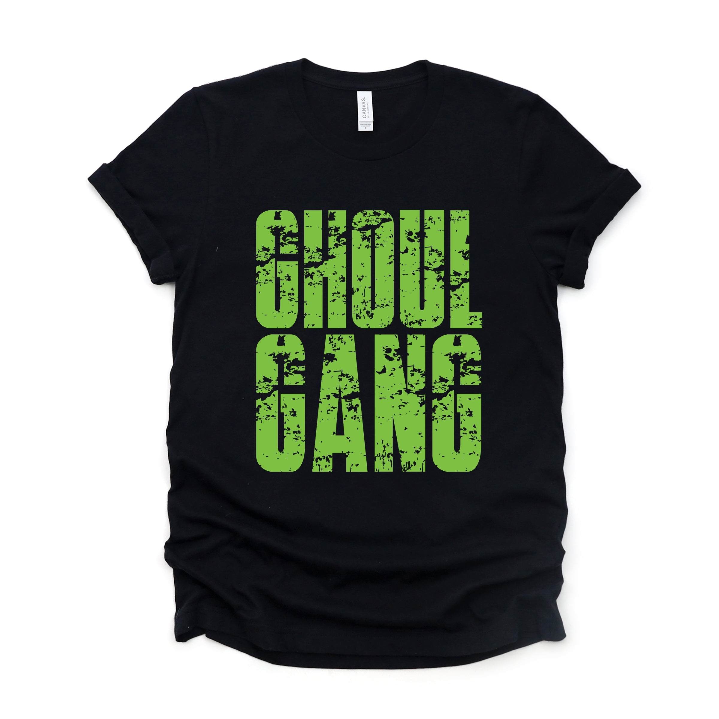 Ghoul Gang Block Distressed - Women's Short Sleeve Graphic T-Shirt