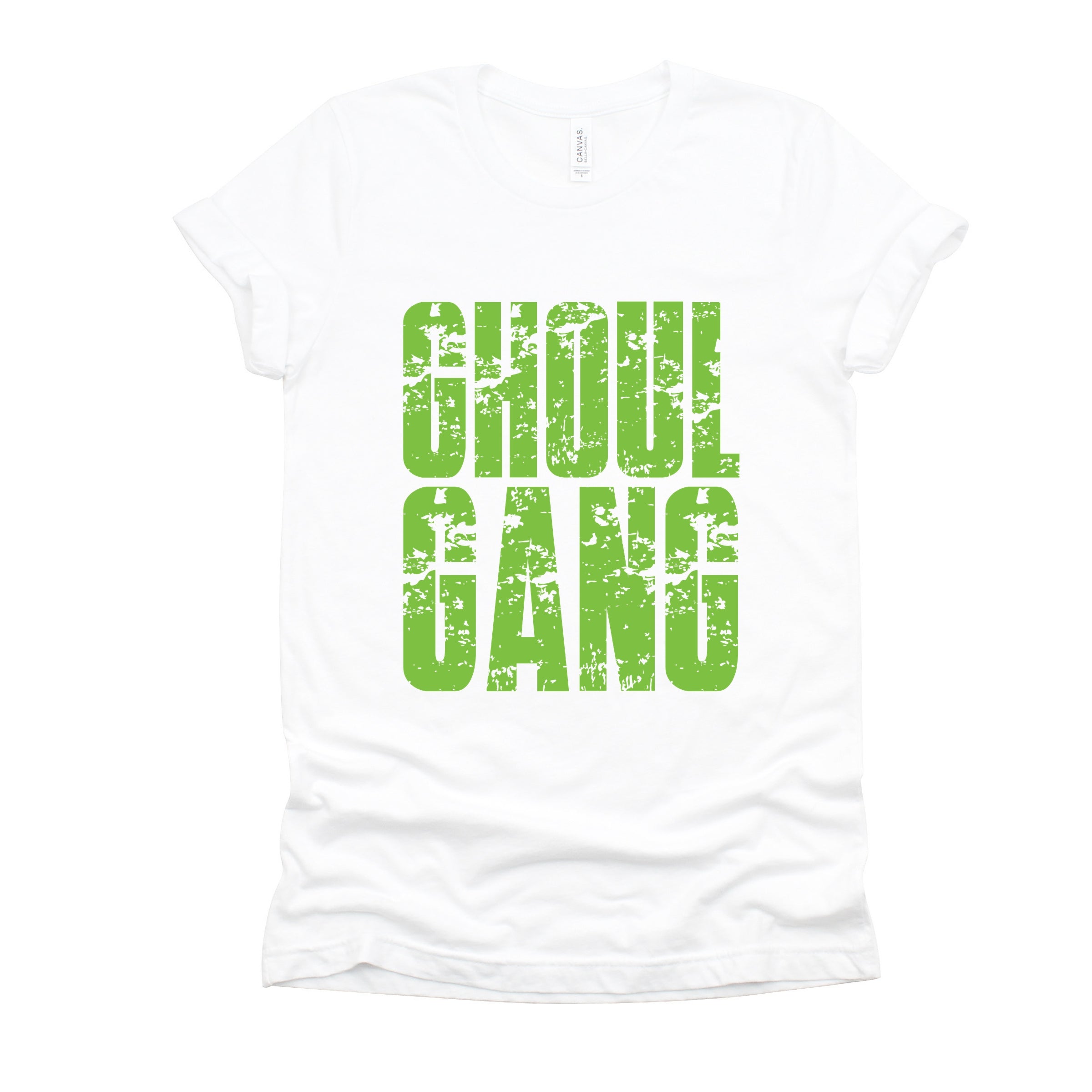 Ghoul Gang Block Distressed - Women's Short Sleeve Graphic T-Shirt