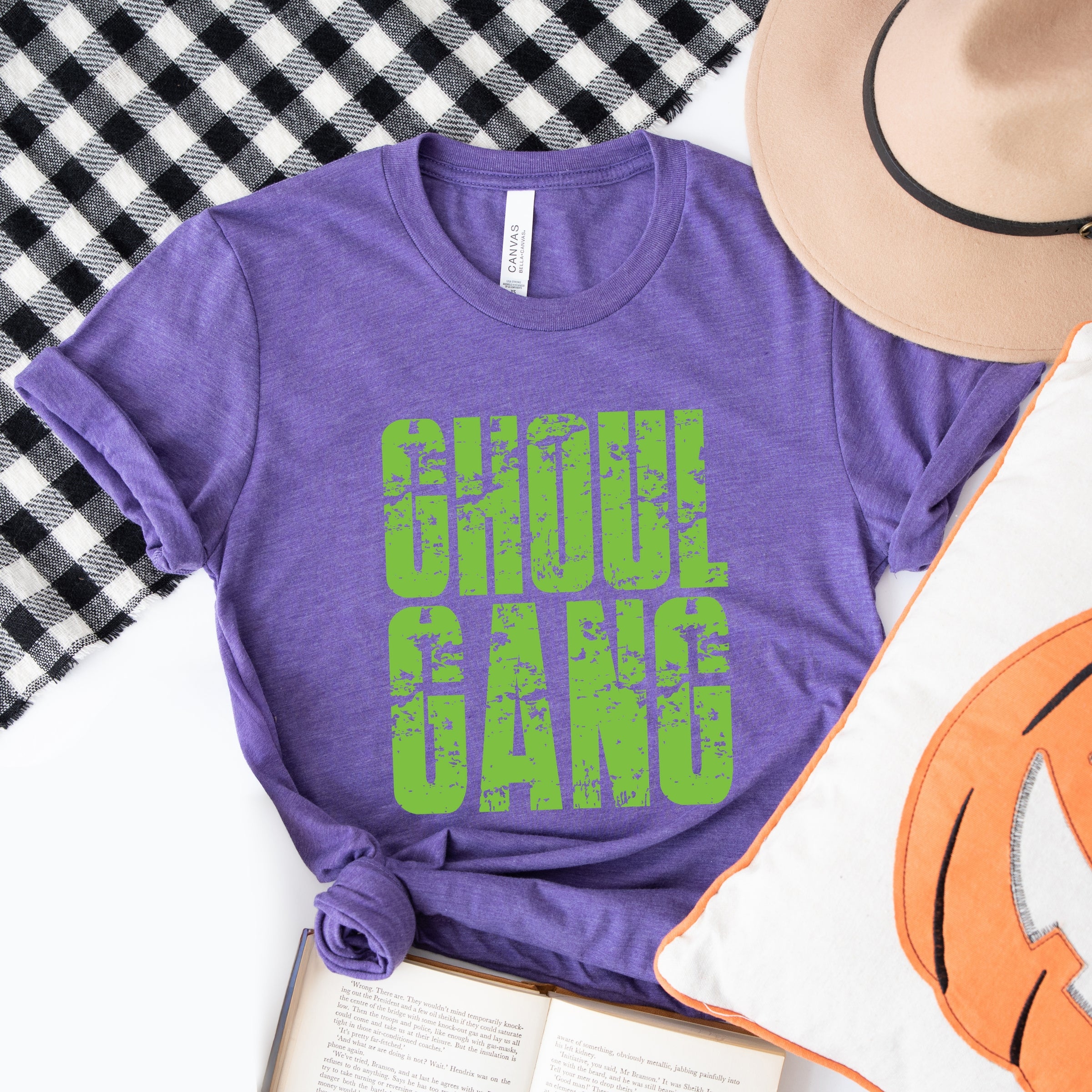 Ghoul Gang Block Distressed - Women's Short Sleeve Graphic T-Shirt