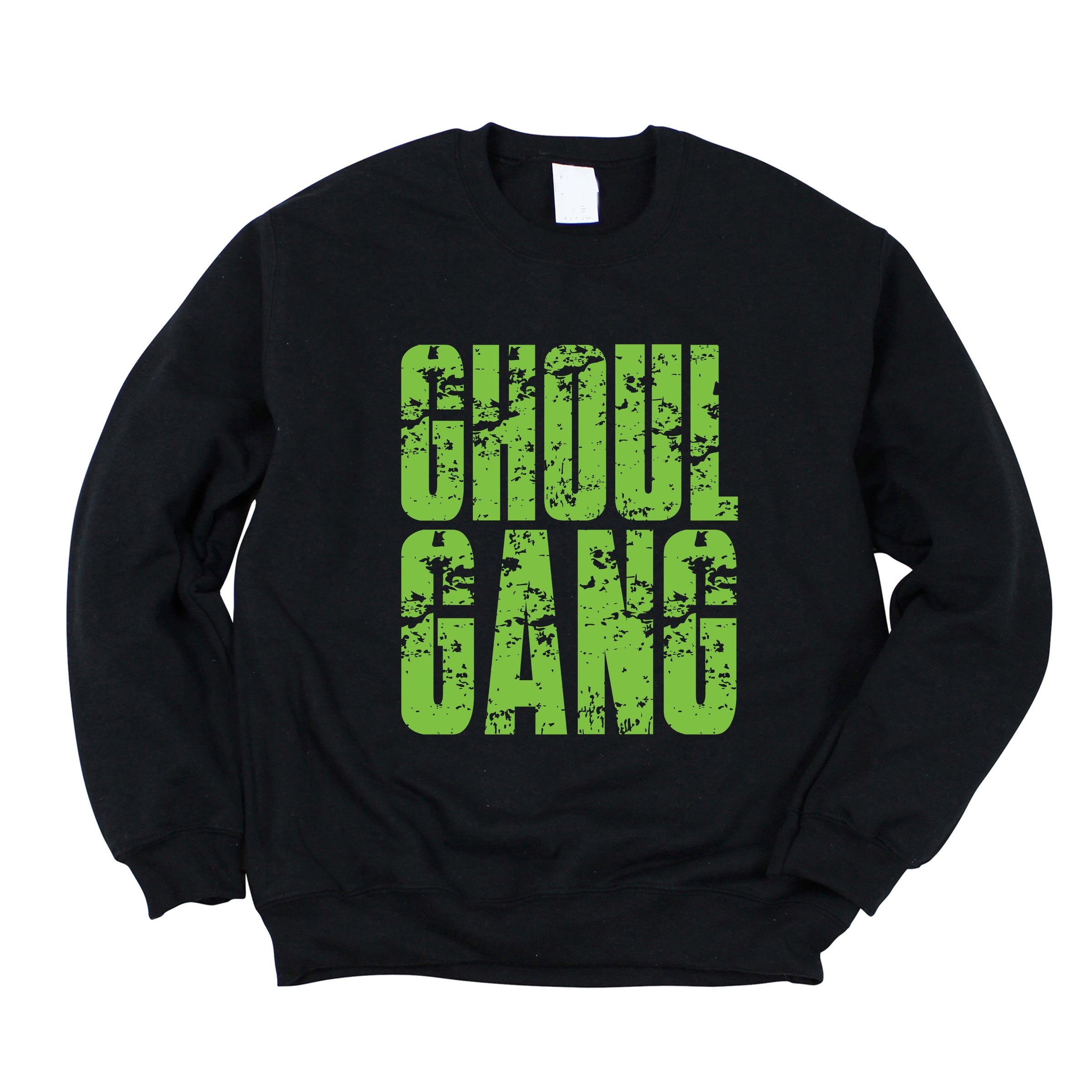 Ghoul Gang Block Distressed - Women's Graphic Sweatshirt