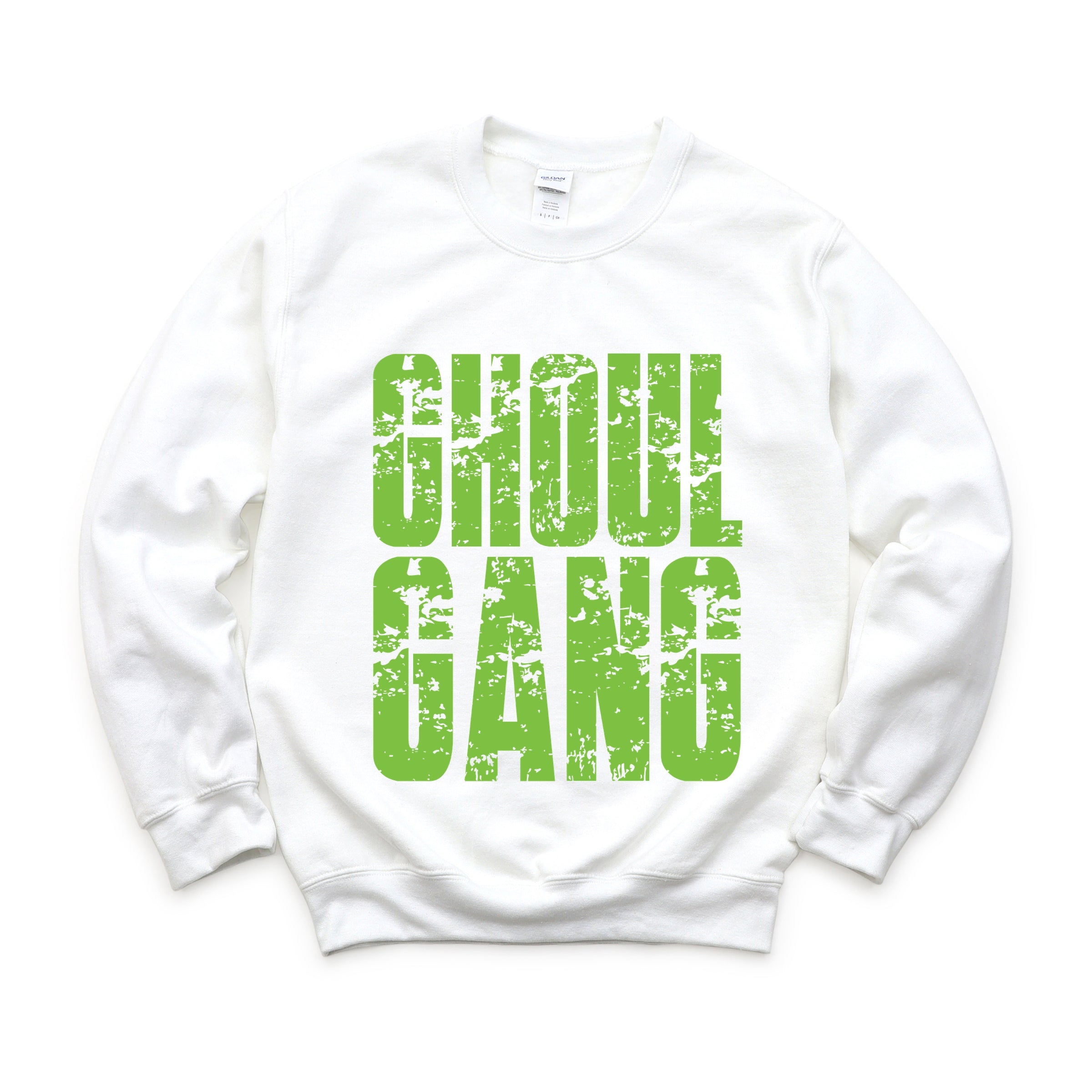 Ghoul Gang Block Distressed - Women's Graphic Sweatshirt