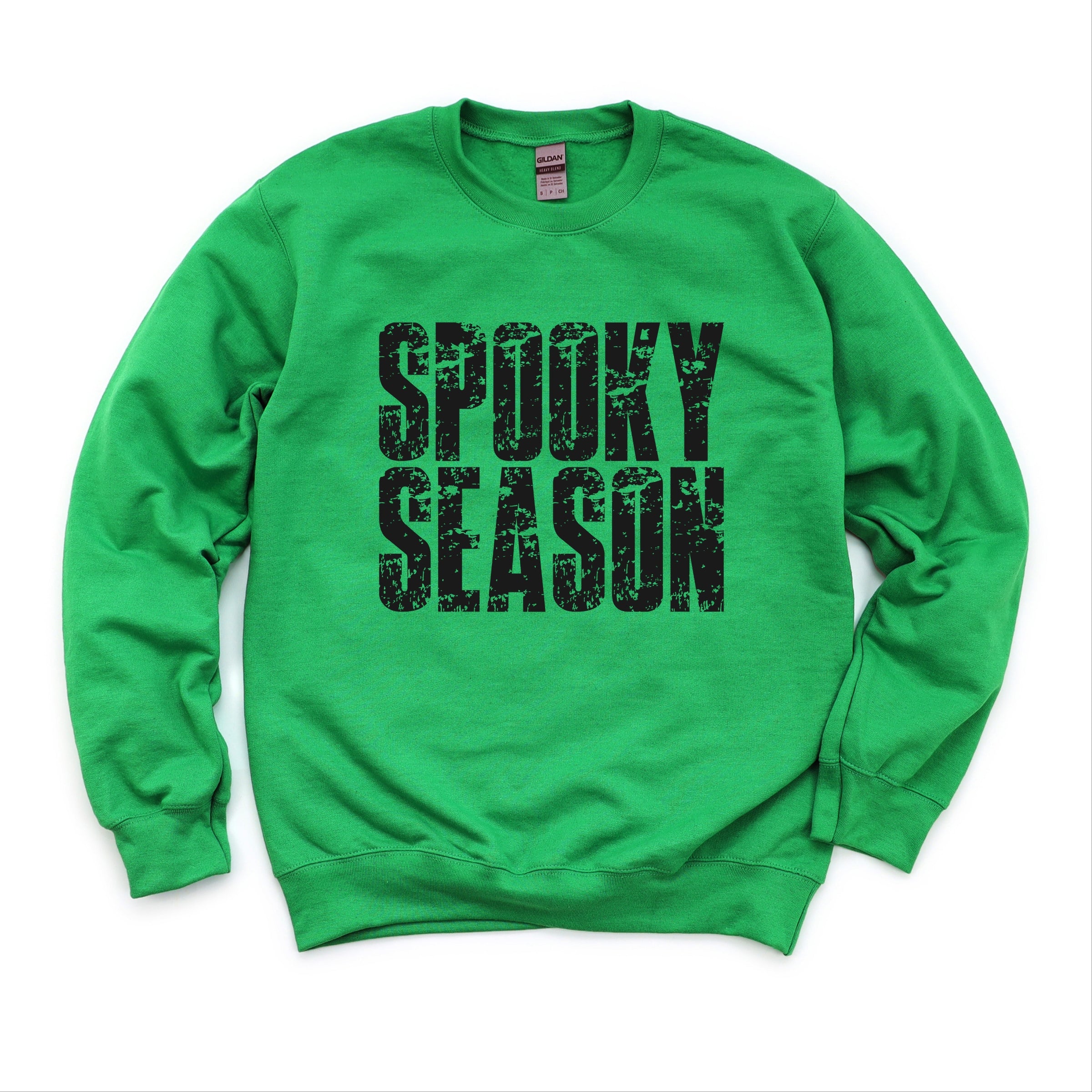 Spooky Season Block Distressed - Women's Graphic Sweatshirt