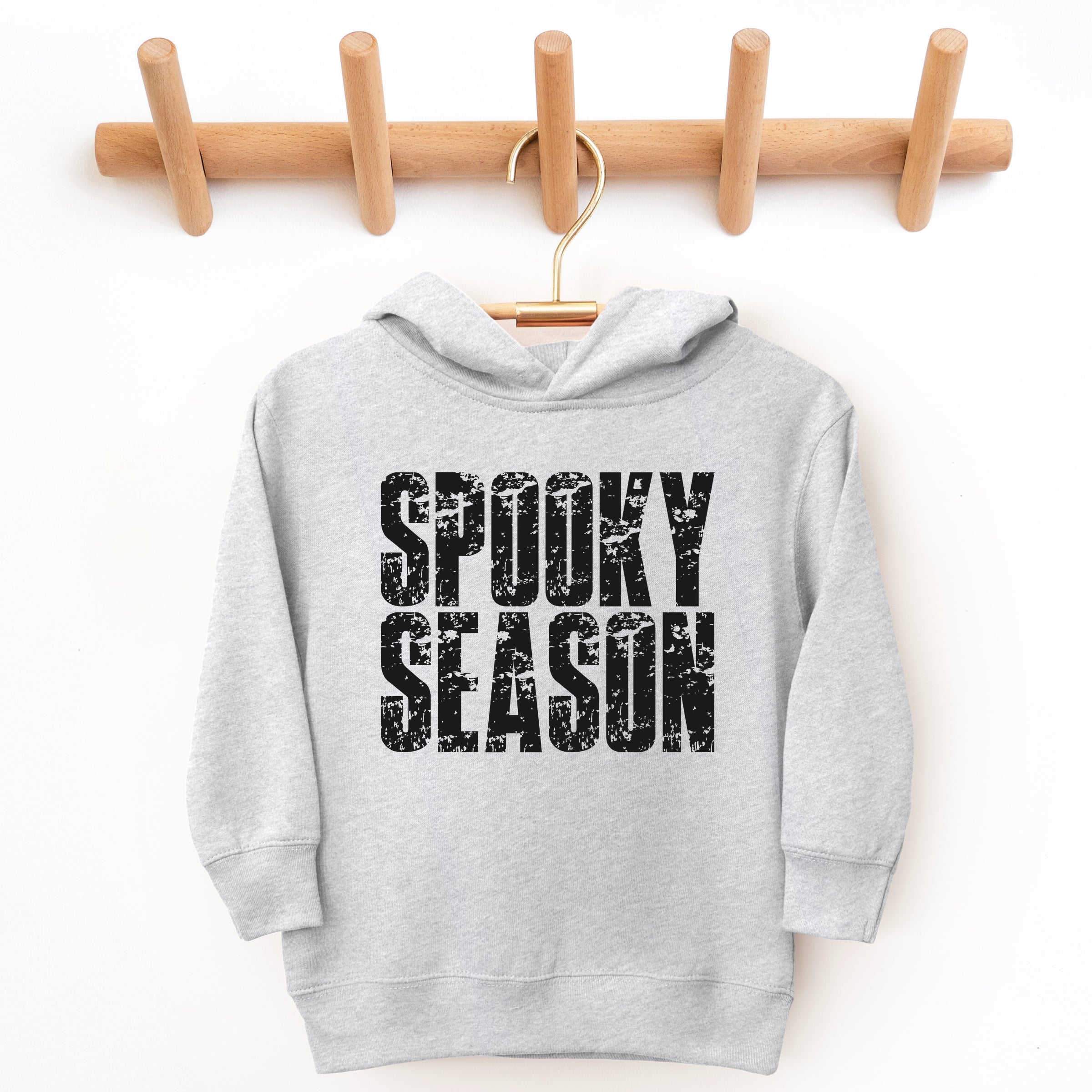 Spooky Season Block Distressed - Toddler Hoodie