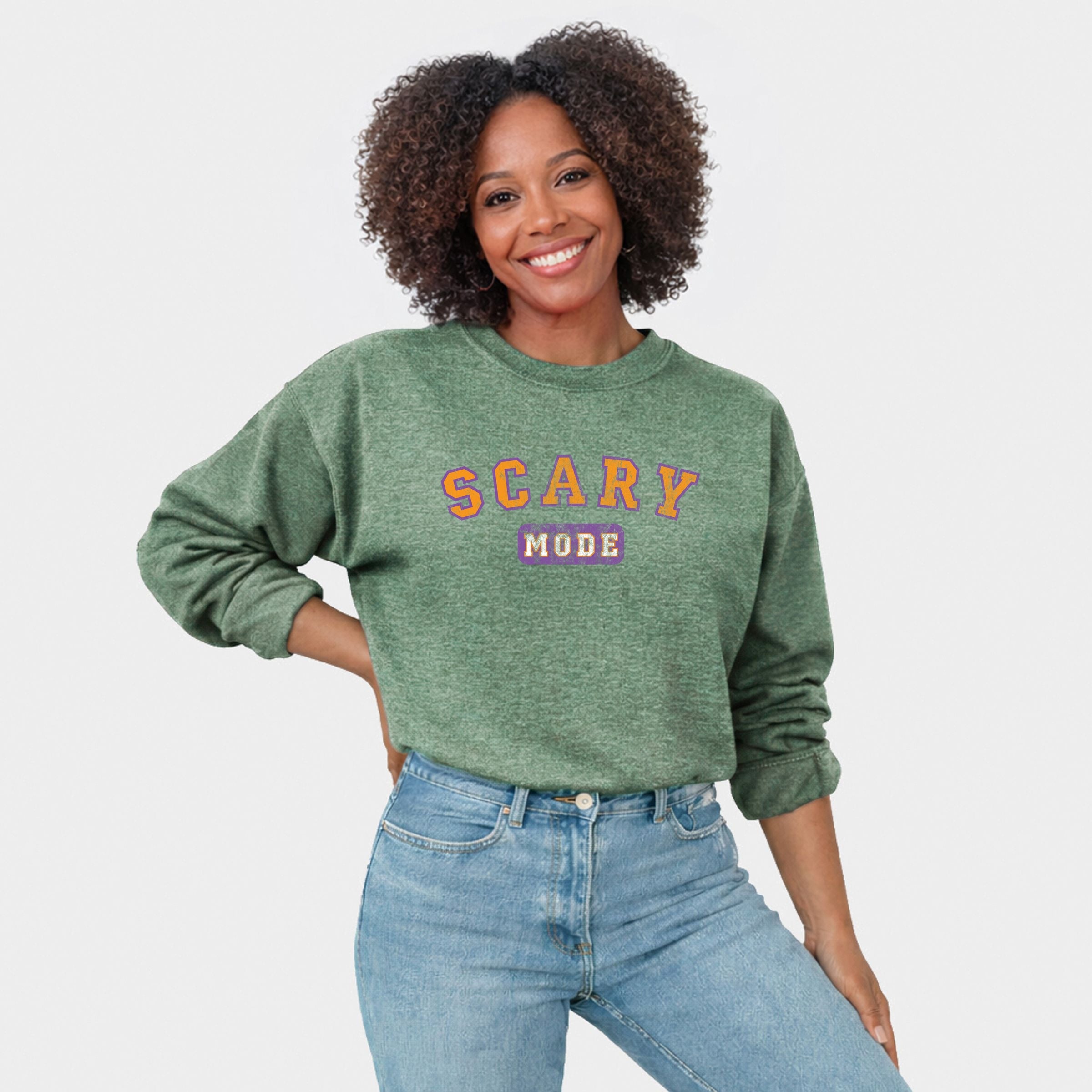 Scary Mode - Women's Graphic Sweatshirt