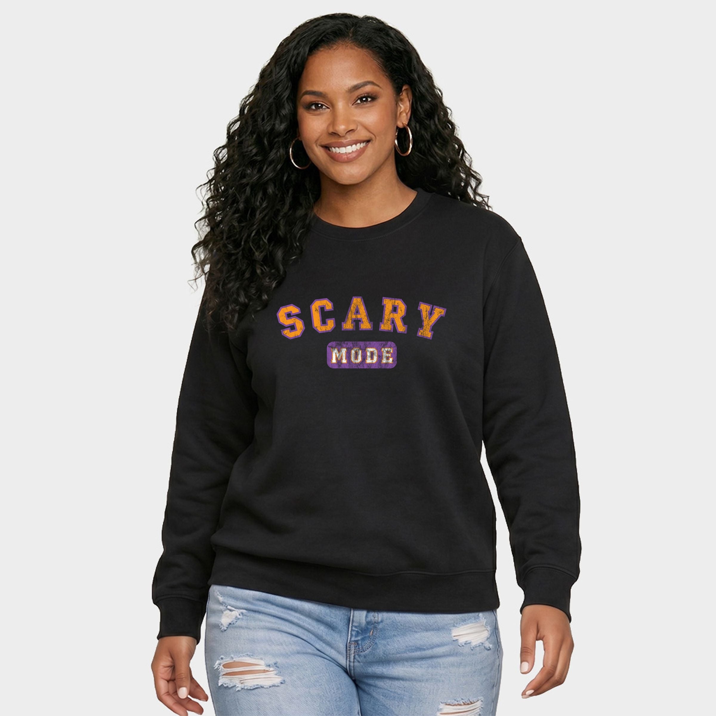 Scary Mode - Women's Graphic Sweatshirt