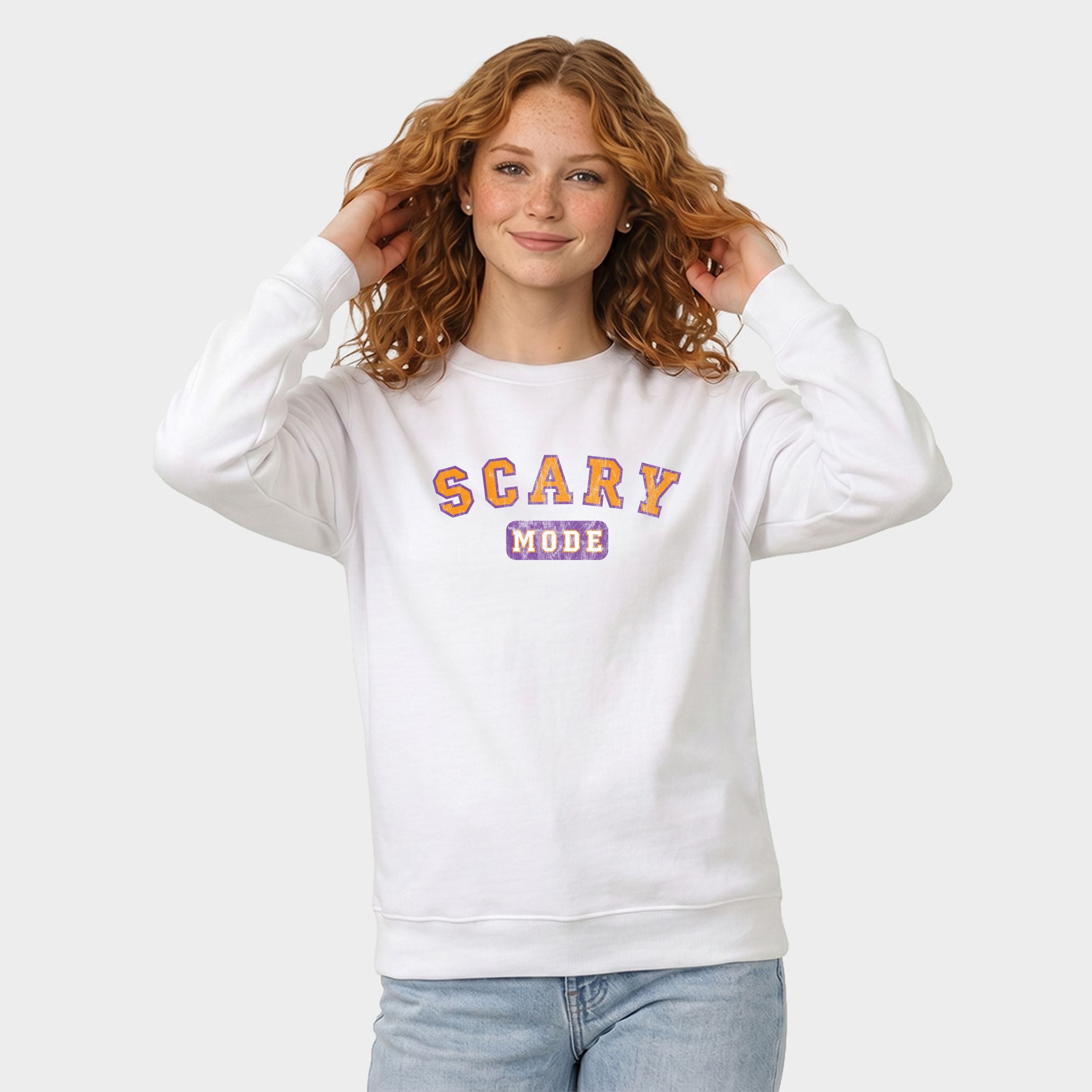 Scary Mode - Women's Graphic Sweatshirt