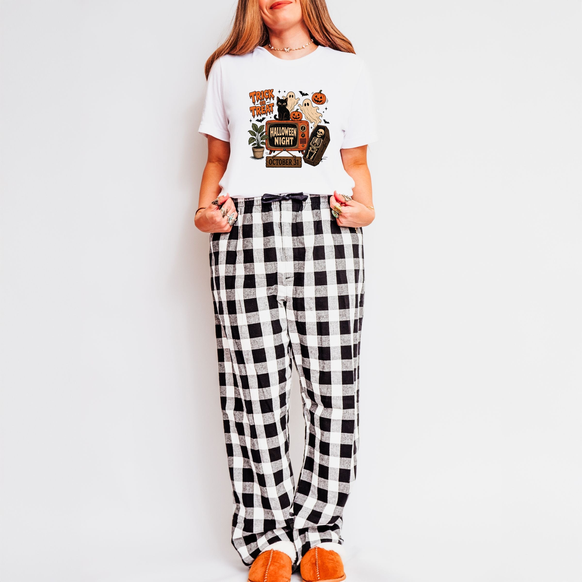 variant-White/Black and White Plaid-noThread