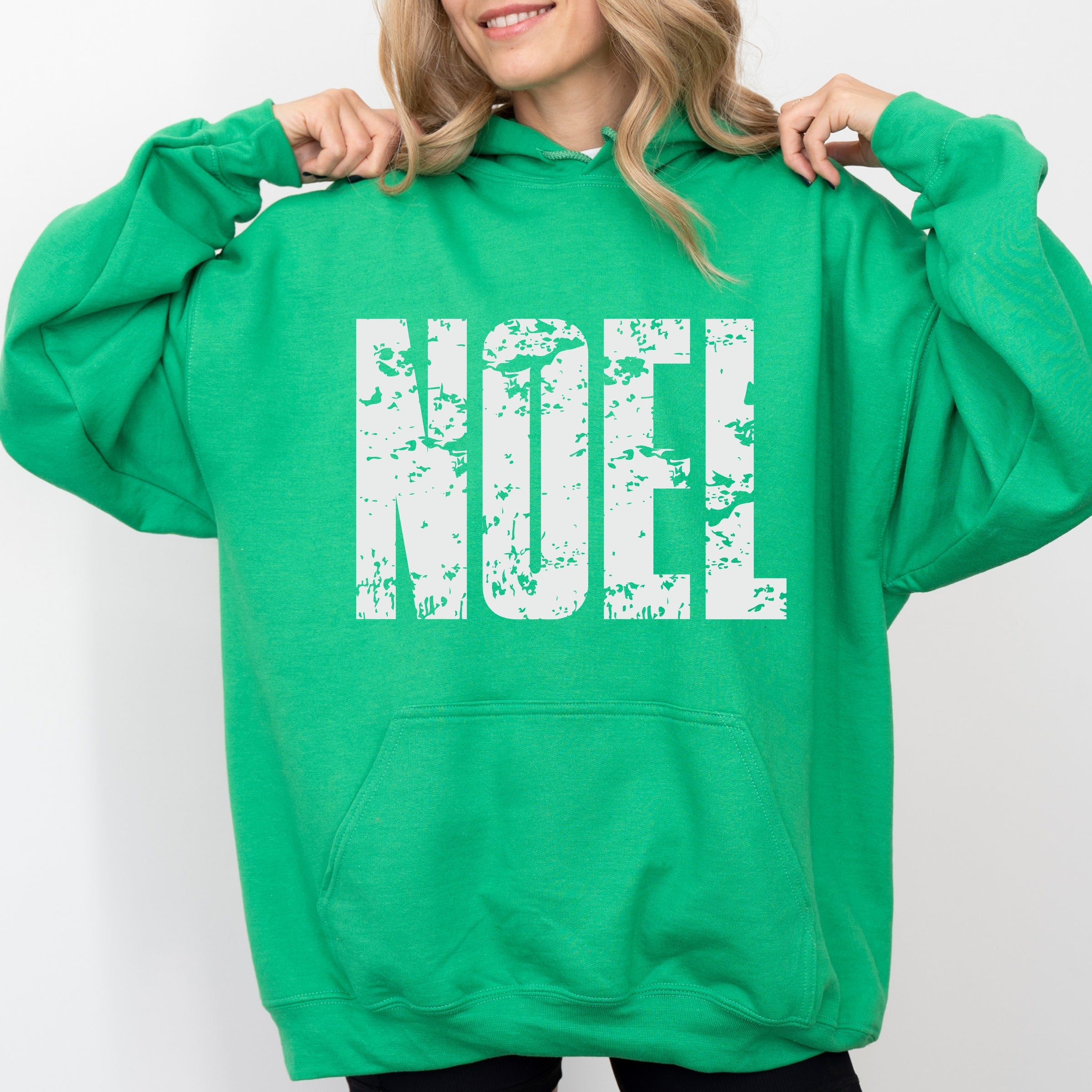 Noel Block Distressed - Women's Graphic Hoodie
