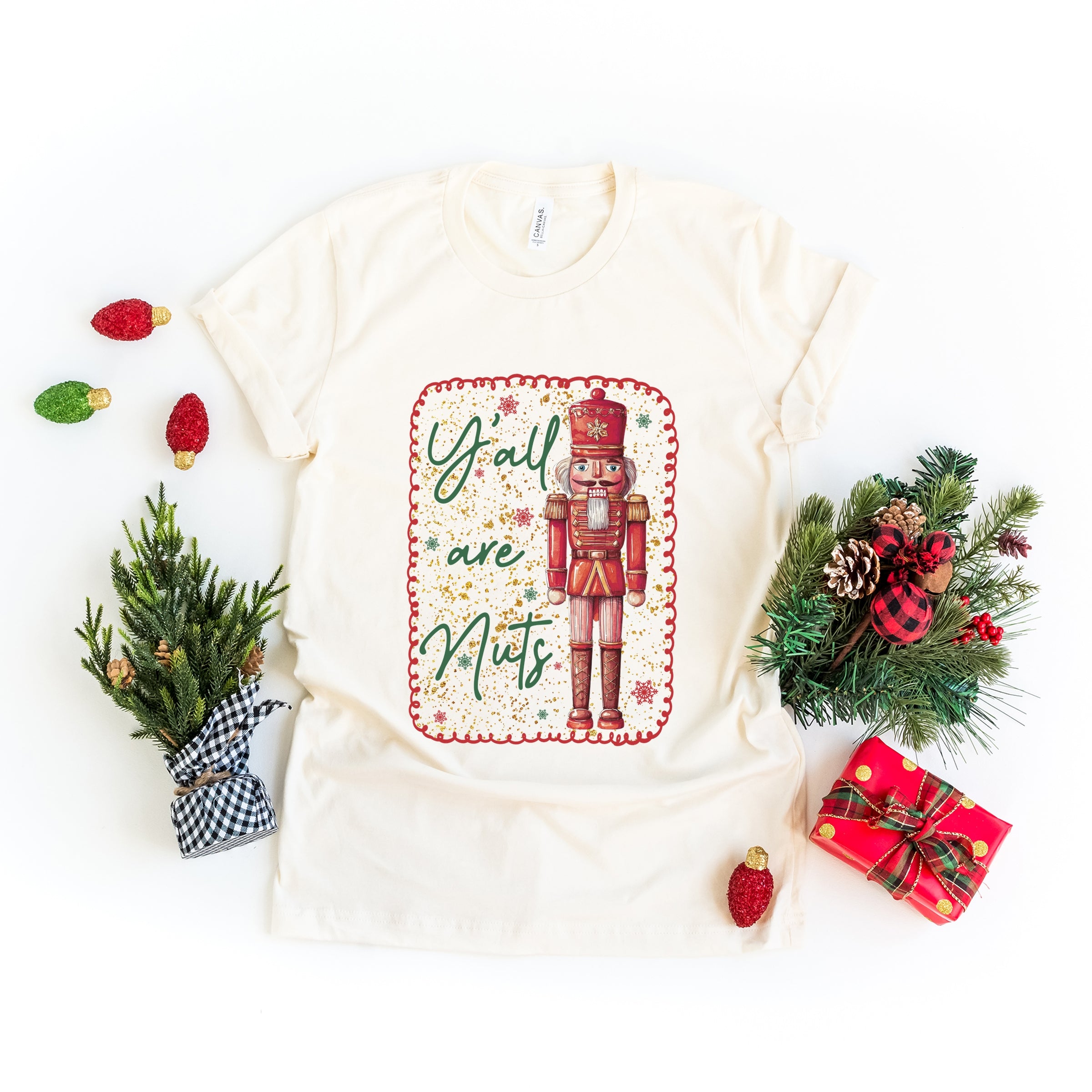 Y'all Are Nuts Nutcracker - Women's Short Sleeve Graphic T-Shirt