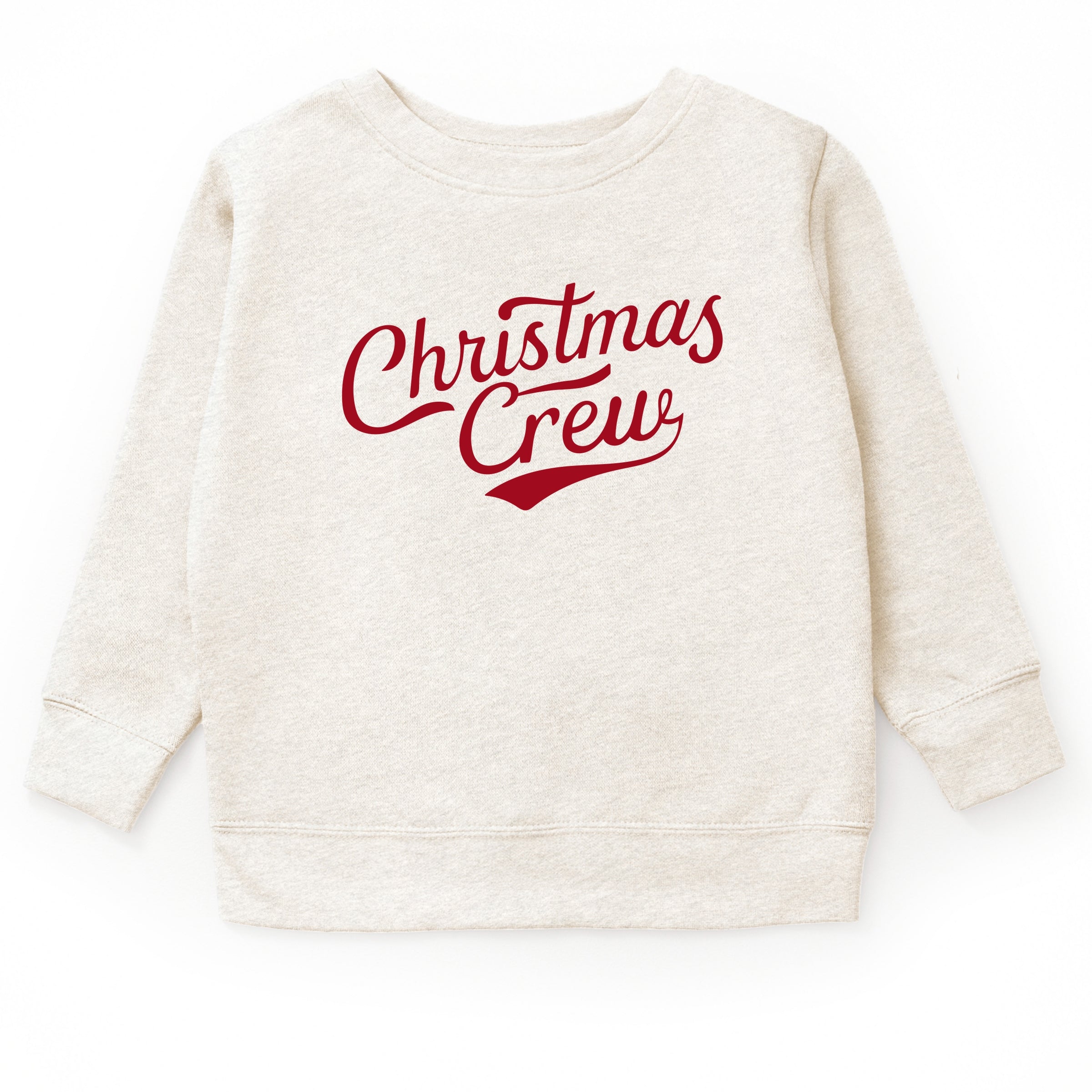 Christmas Crew Cursive - Youth Graphic Sweatshirt