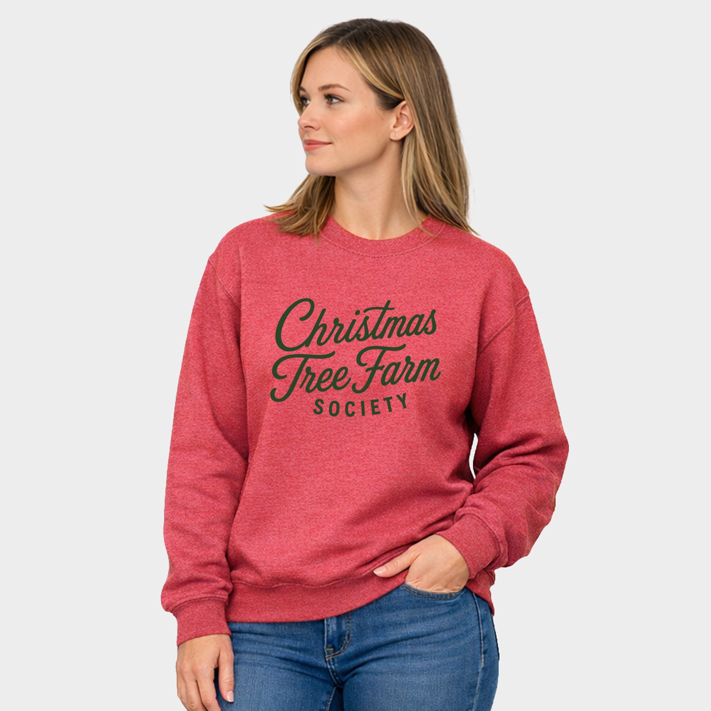 26577GRE_F-SWT Heather Red