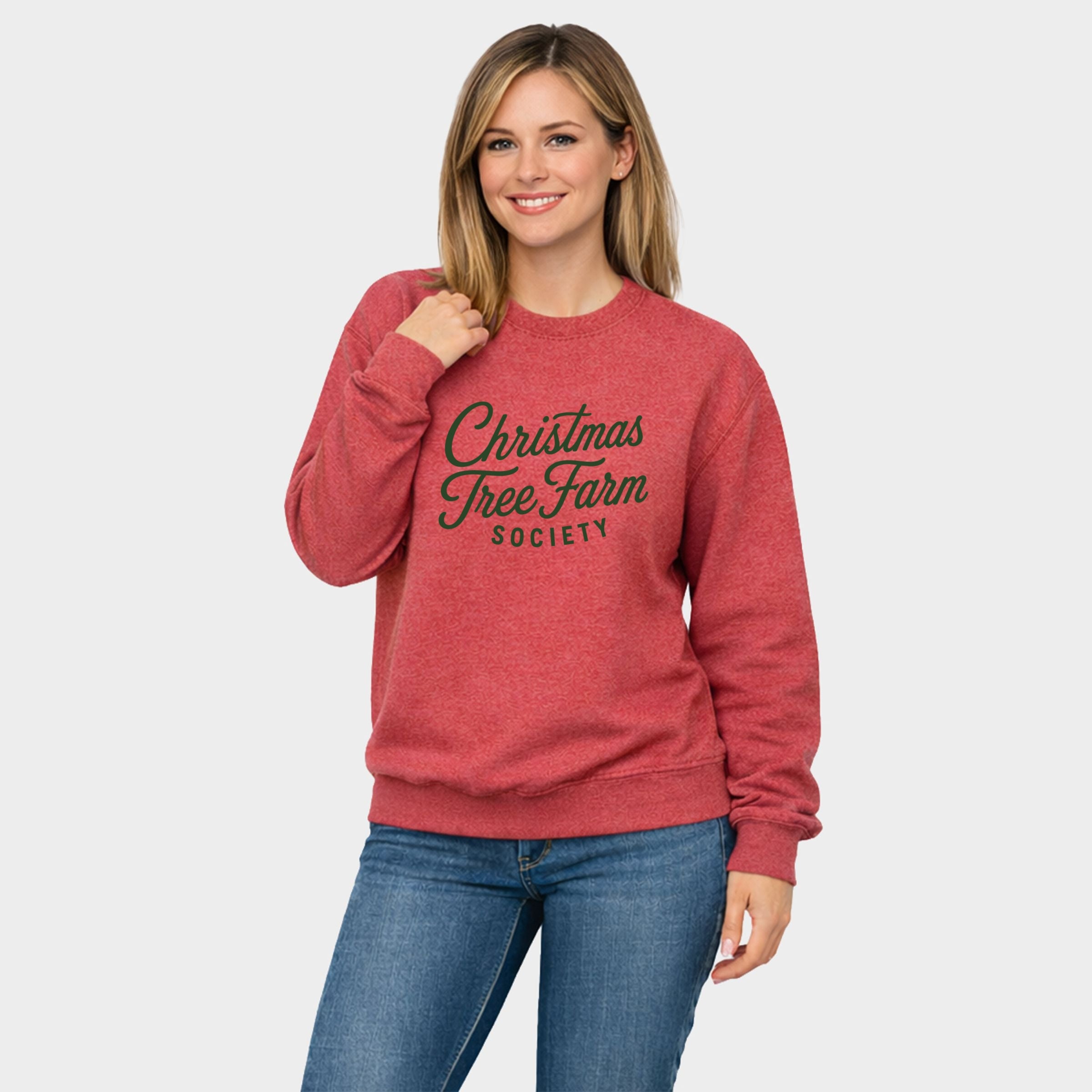 26577GRE_F-SWT Heather Red