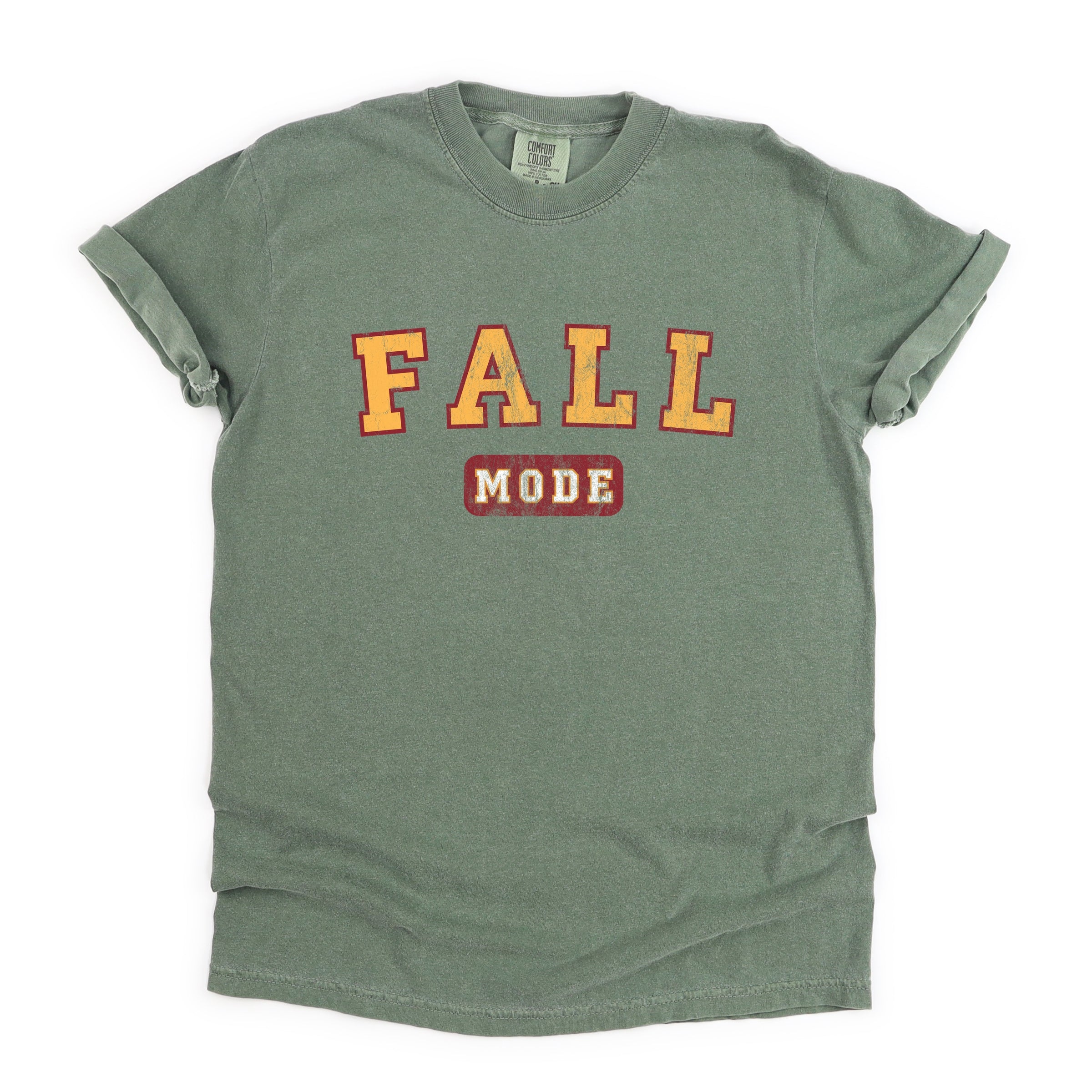 Fall Mode - Women's Garment Dyed Graphic T-Shirt