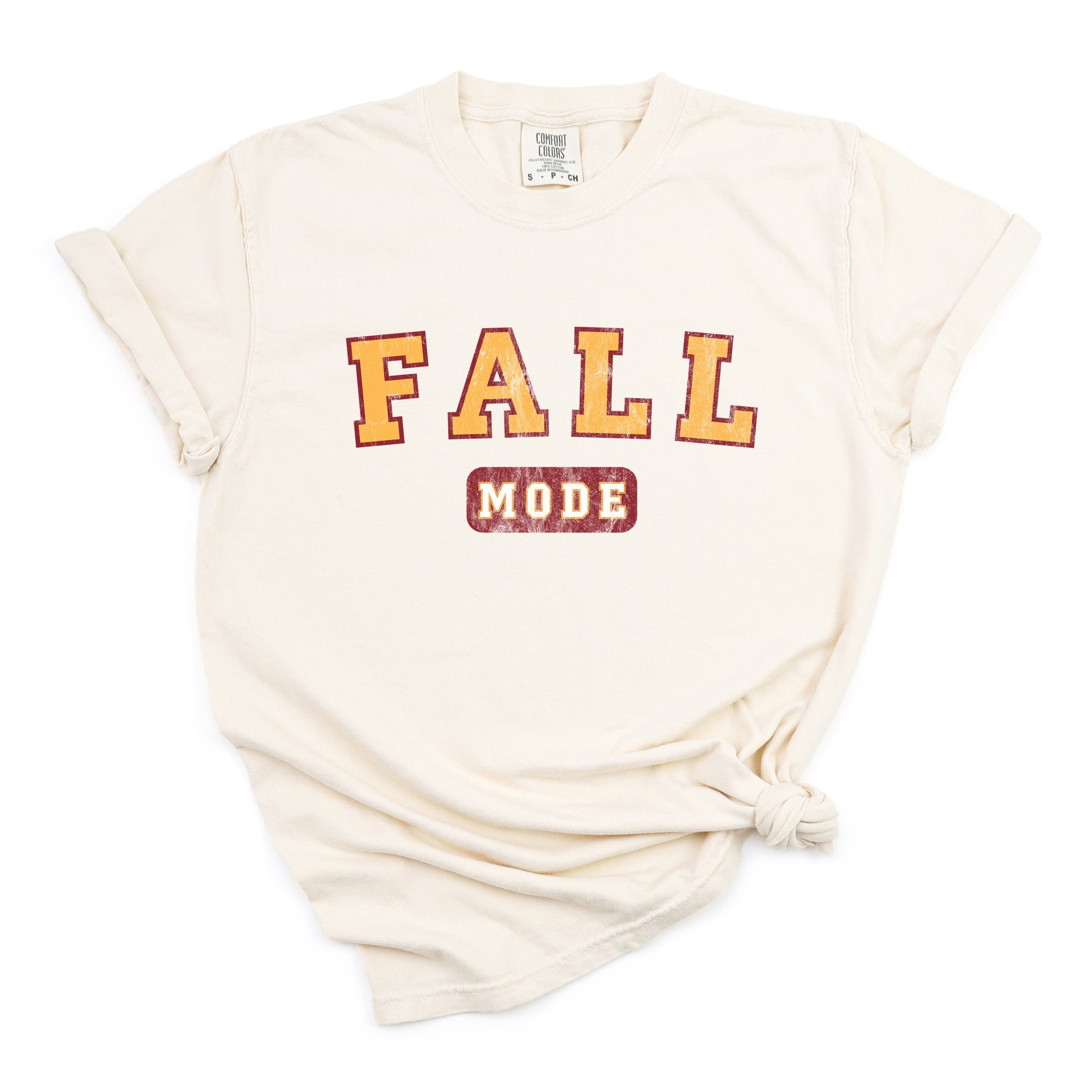 Fall Mode - Women's Garment Dyed Graphic T-Shirt