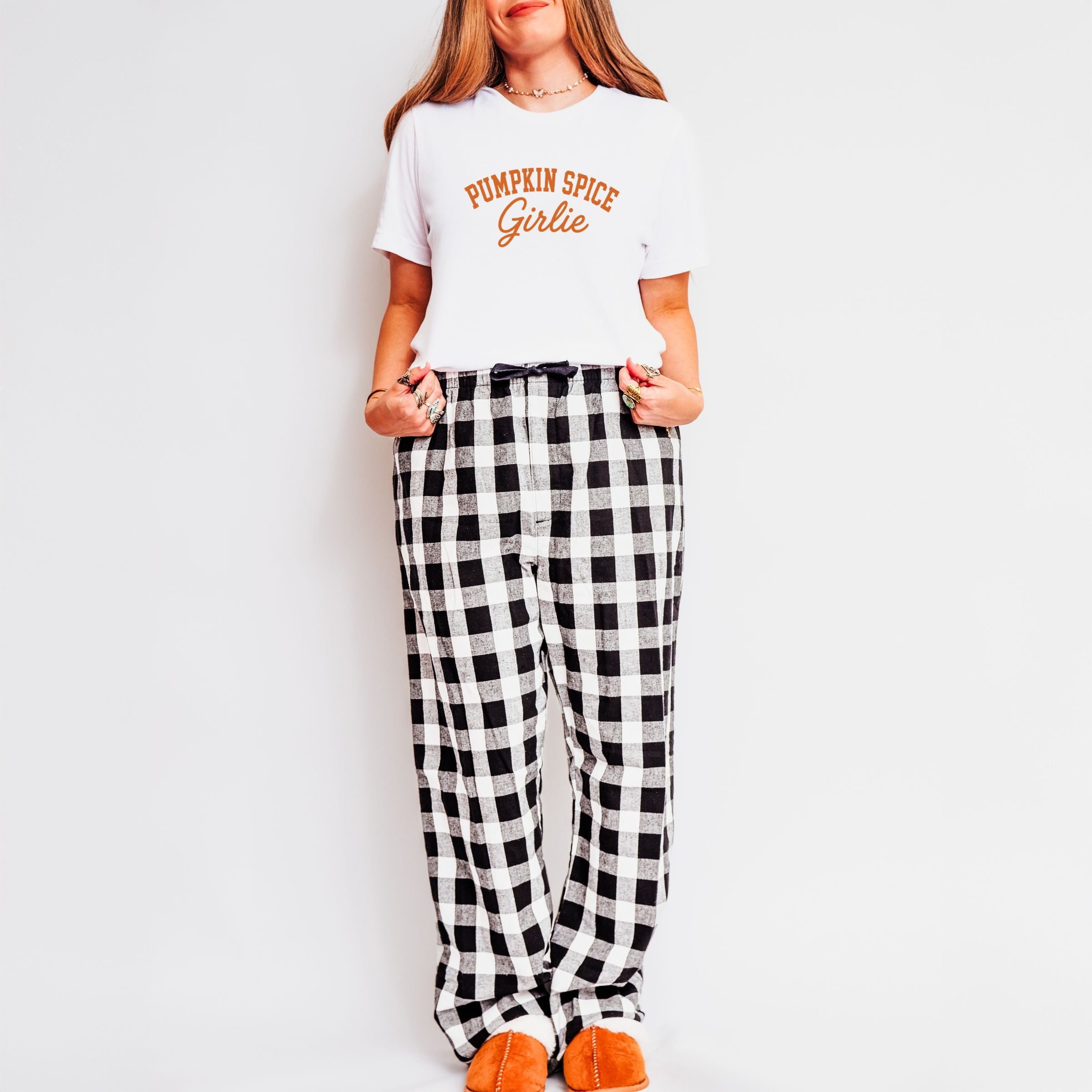 26782ORA_F-CPPSET White/Black and White Plaid
