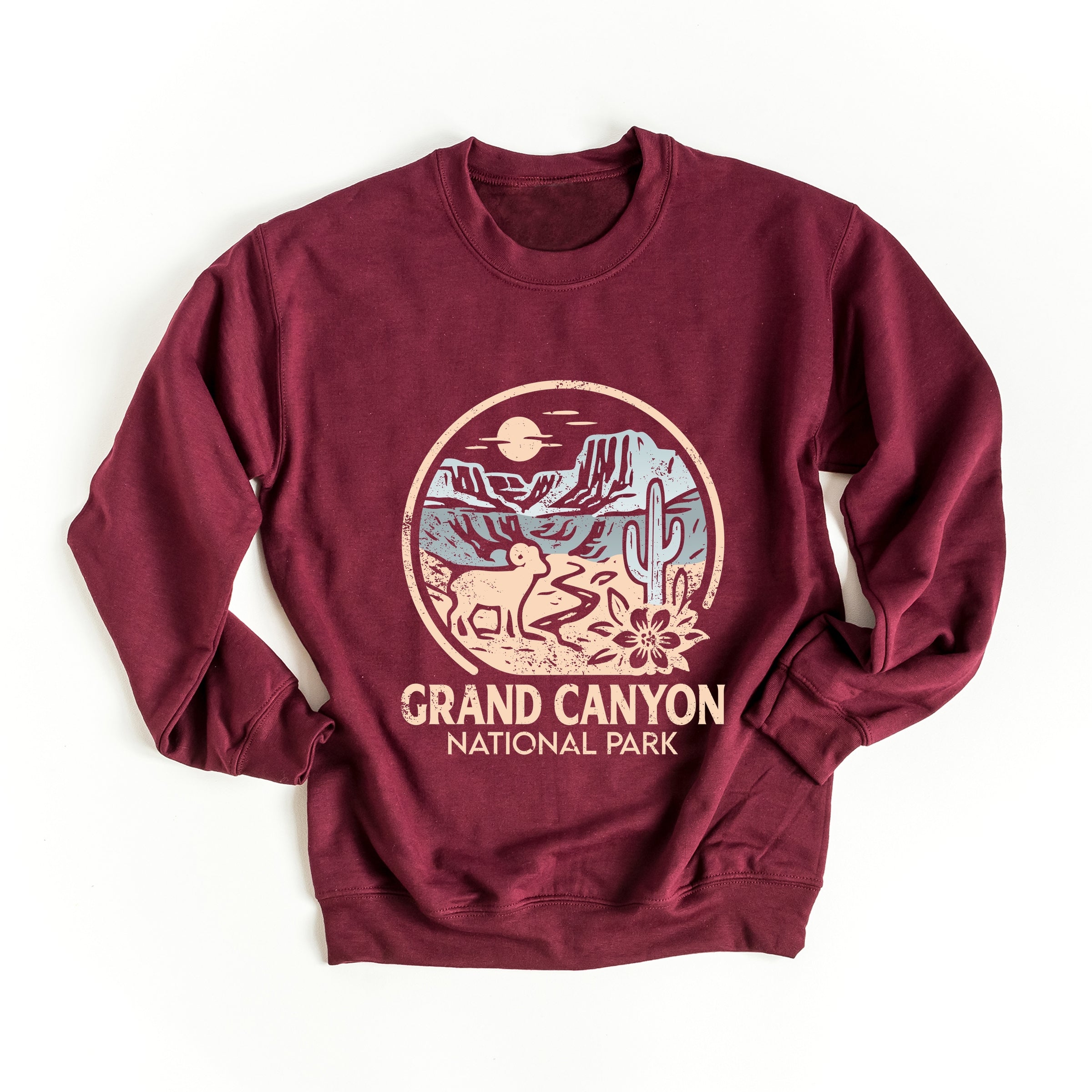 Grand Canyon National Park Two-Toned Circle - Women's Graphic Sweatshirt