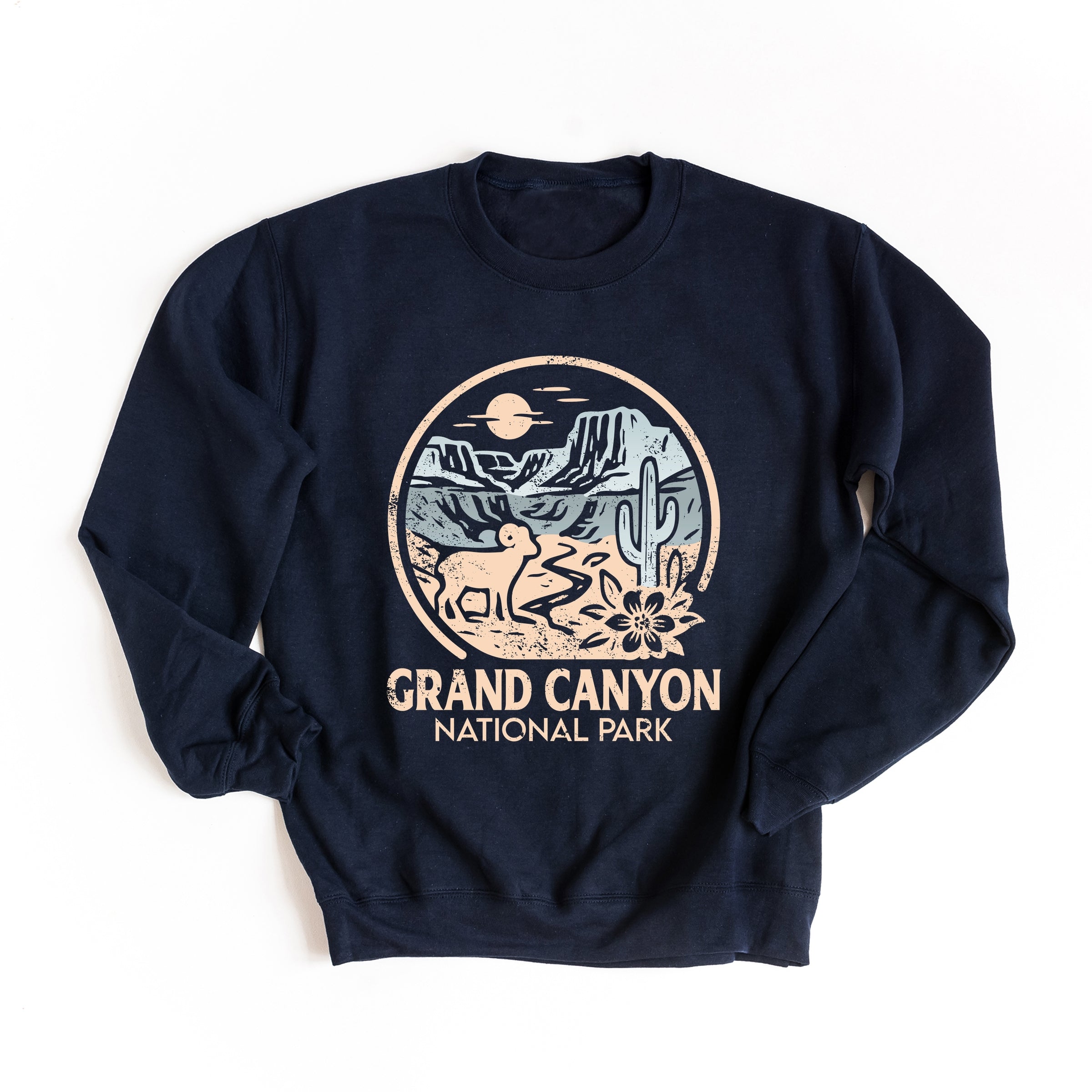 Grand Canyon National Park Two-Toned Circle - Women's Graphic Sweatshirt