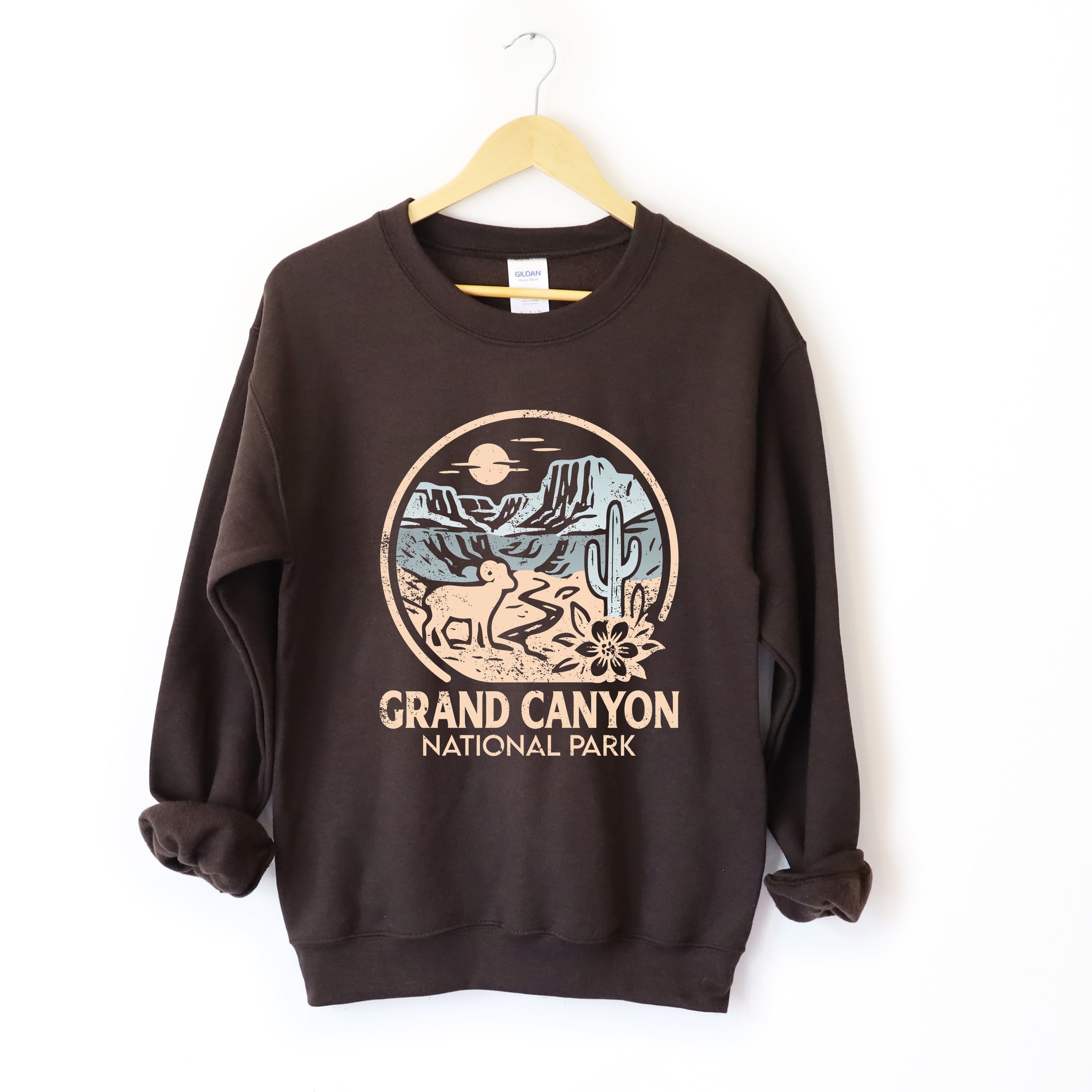 Grand Canyon National Park Two-Toned Circle - Women's Graphic Sweatshirt