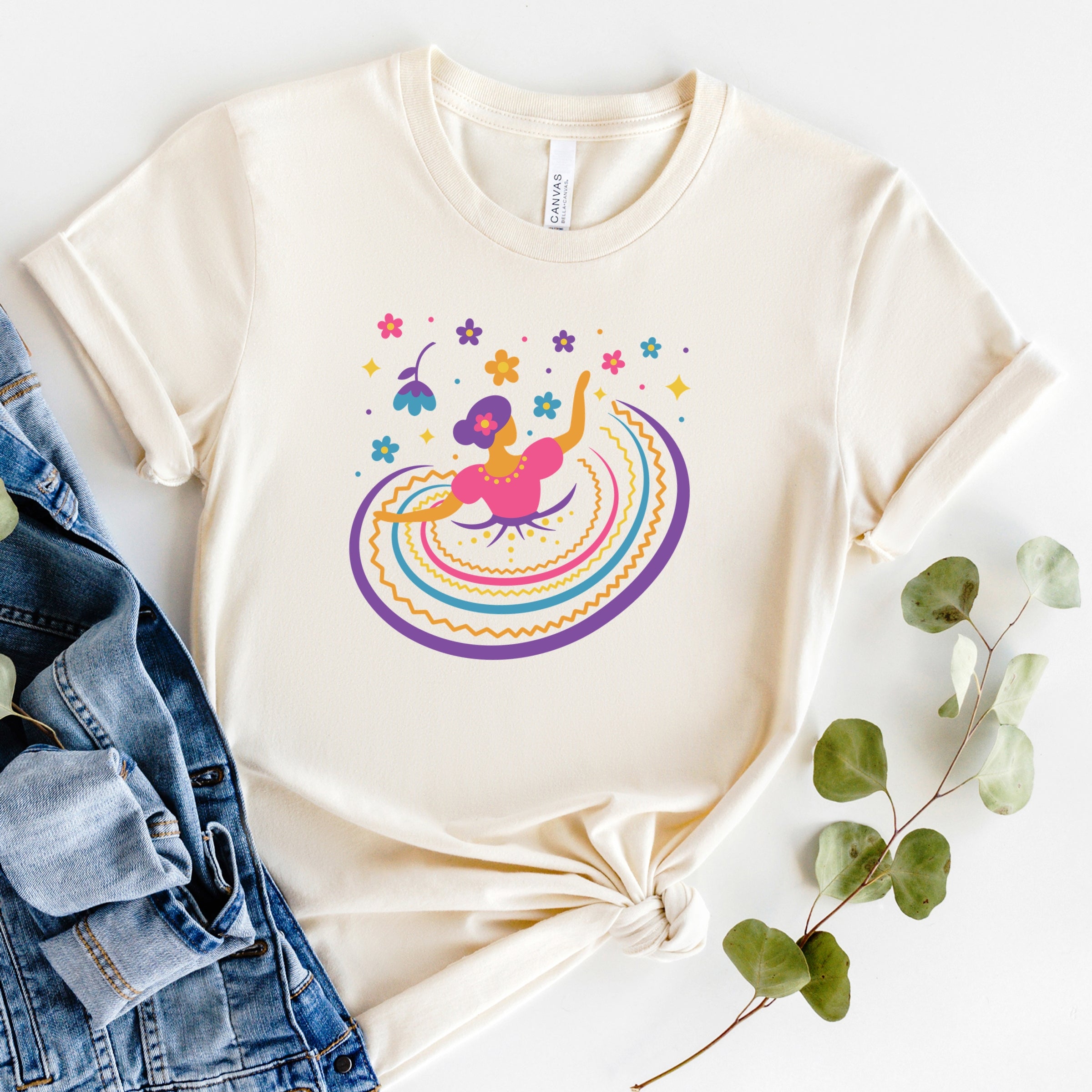 Hispanic Dress - Short Sleeve Tee