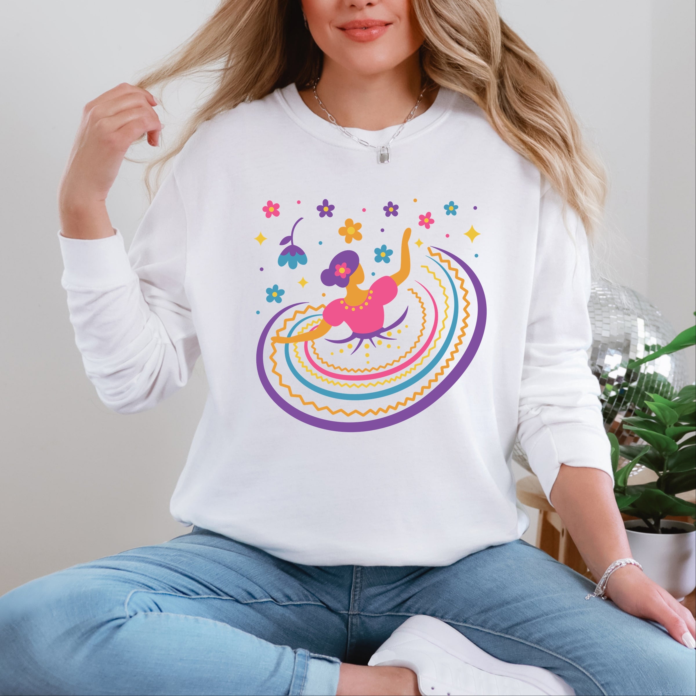 Hispanic Dress - Garment Dyed Long Sleeve