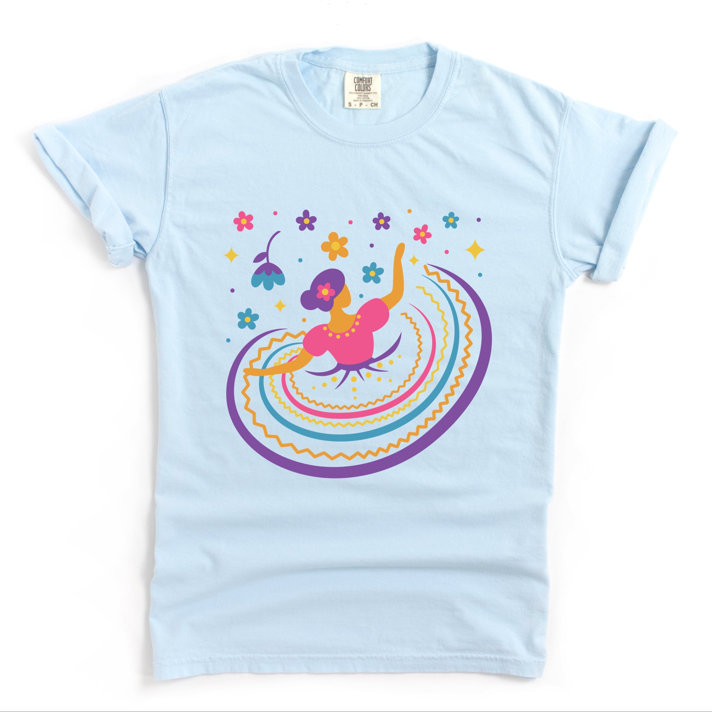 Hispanic Dress - Garment Dyed Tee